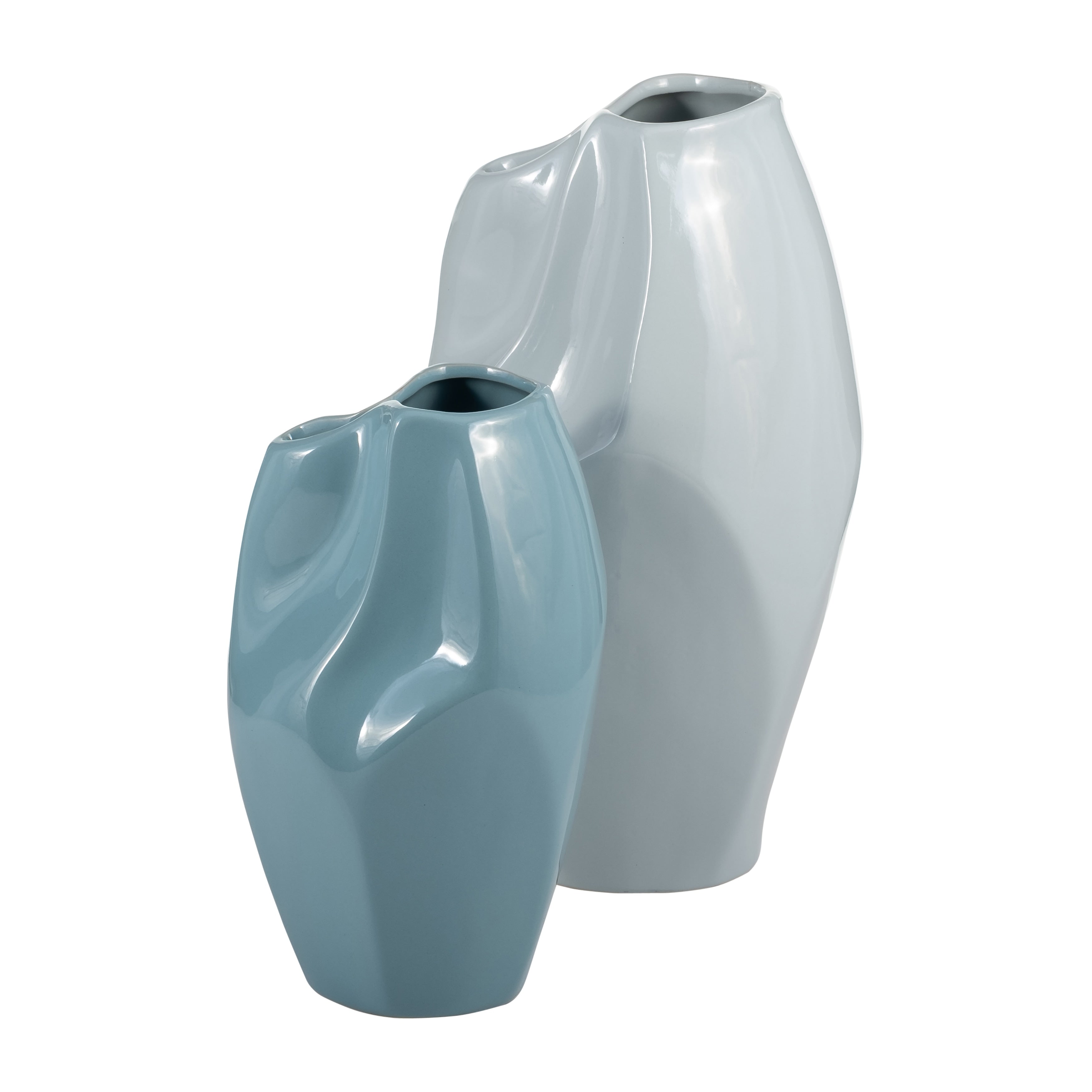 Sagebrook Home Ceramic Elegant Decorative Vase for Stylish Interiors