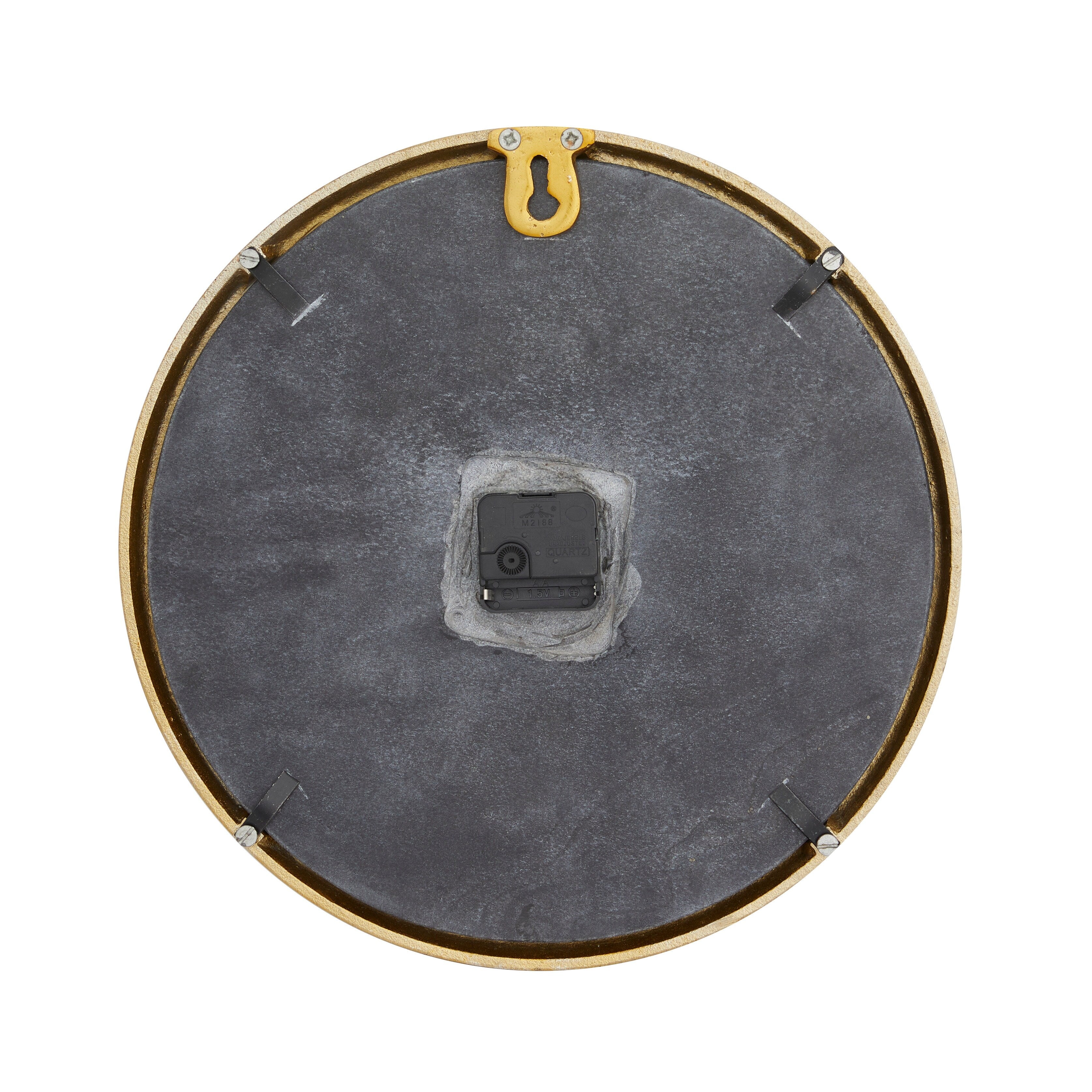 CosmoLiving by Cosmopolitan Marble Glam Wall Clock