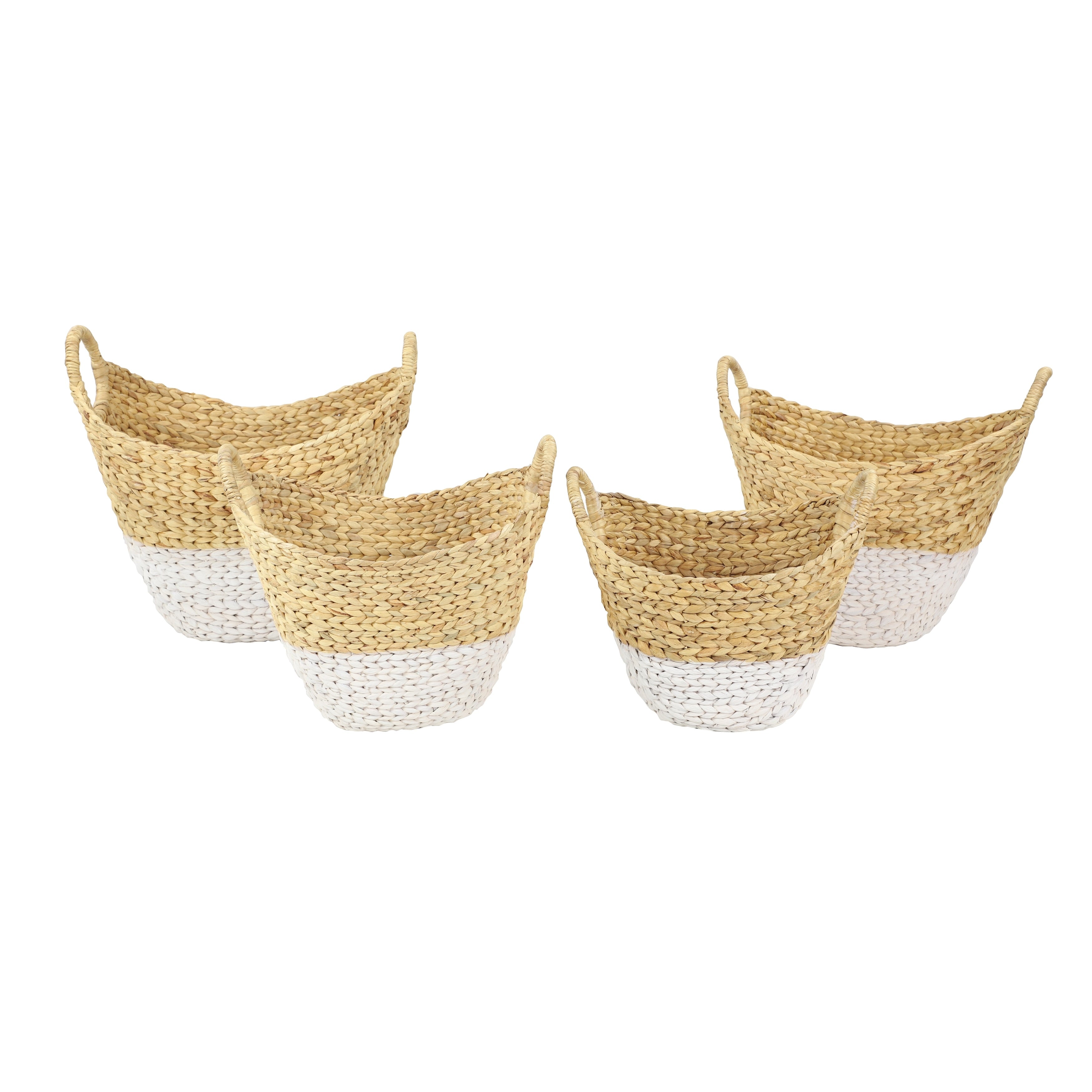 CosmoLiving by Cosmopolitan Brown Sea Grass Storage Basket (Set of 4)