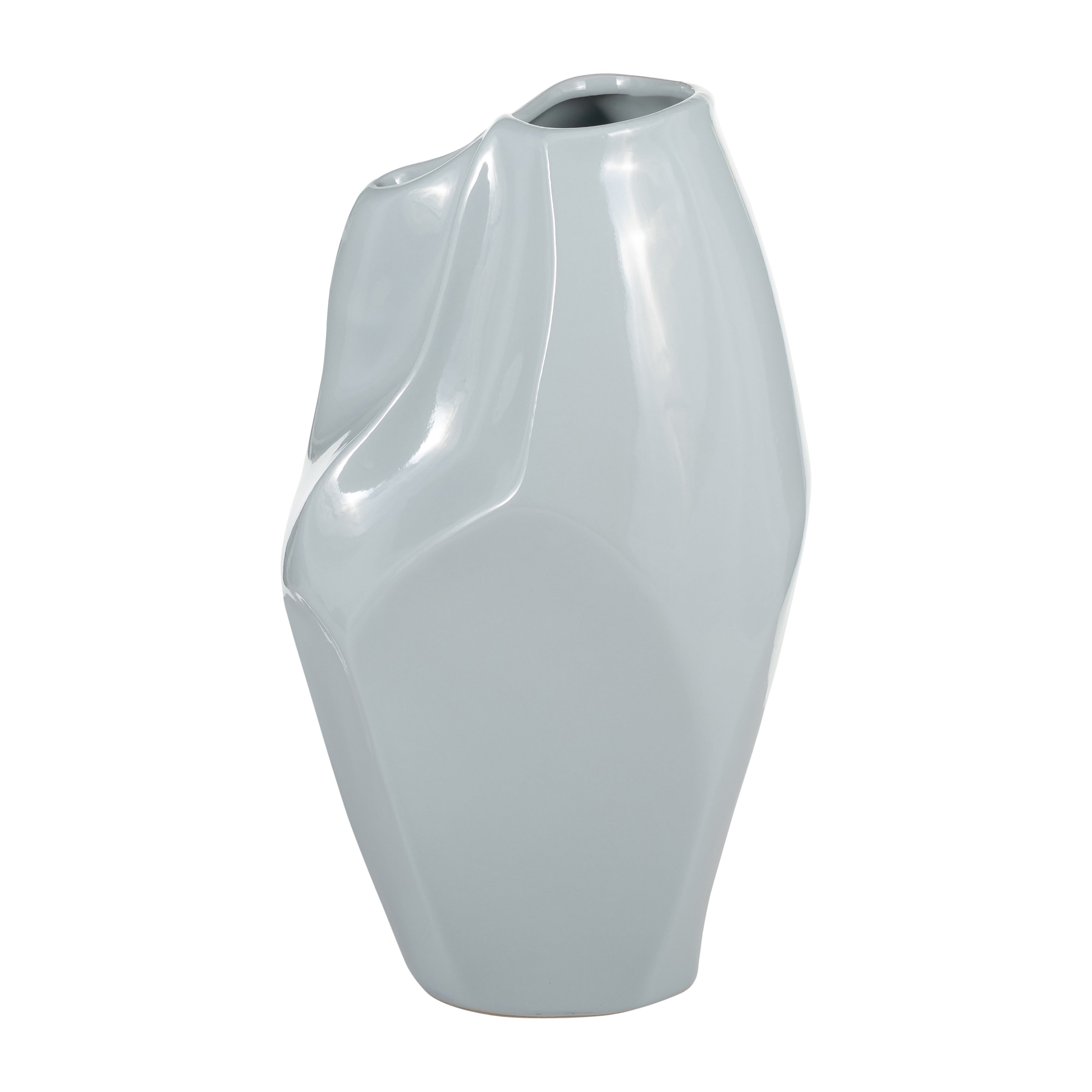 Sagebrook Home Ceramic Elegant Decorative Vase for Stylish Interiors