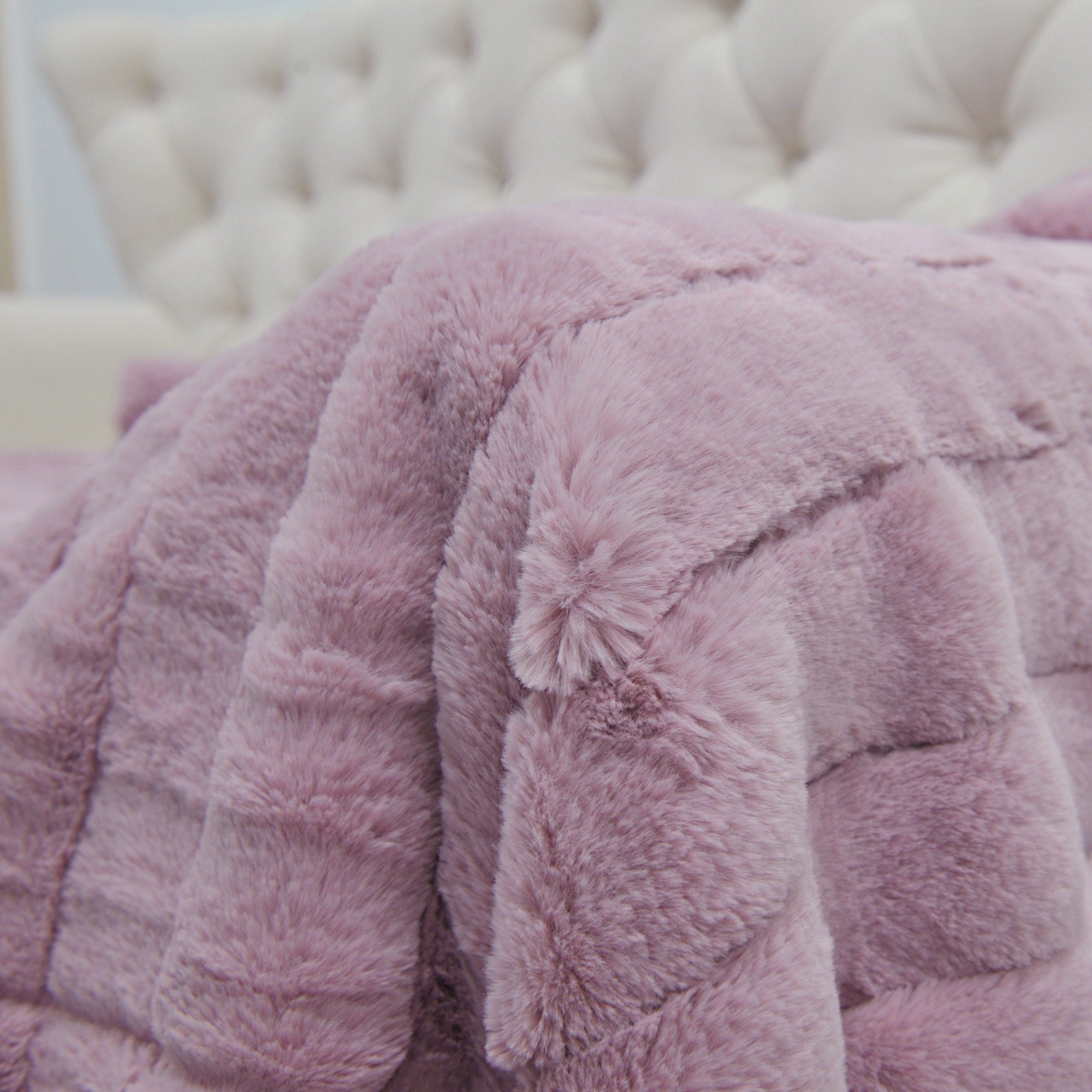 Solid Color SuperMink FauxFur Throw