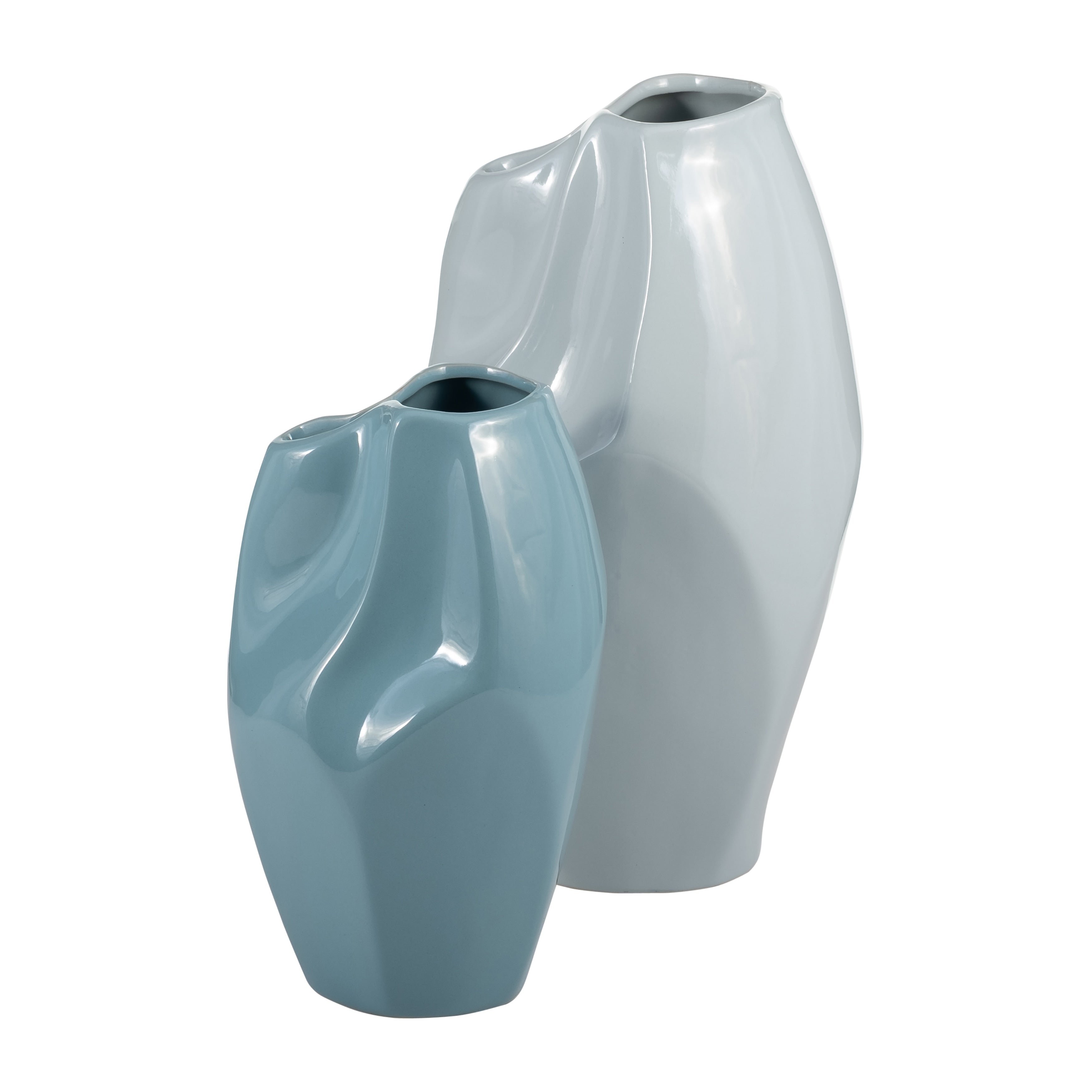 Sagebrook Home Ceramic Elegant Decorative Vase for Stylish Interiors