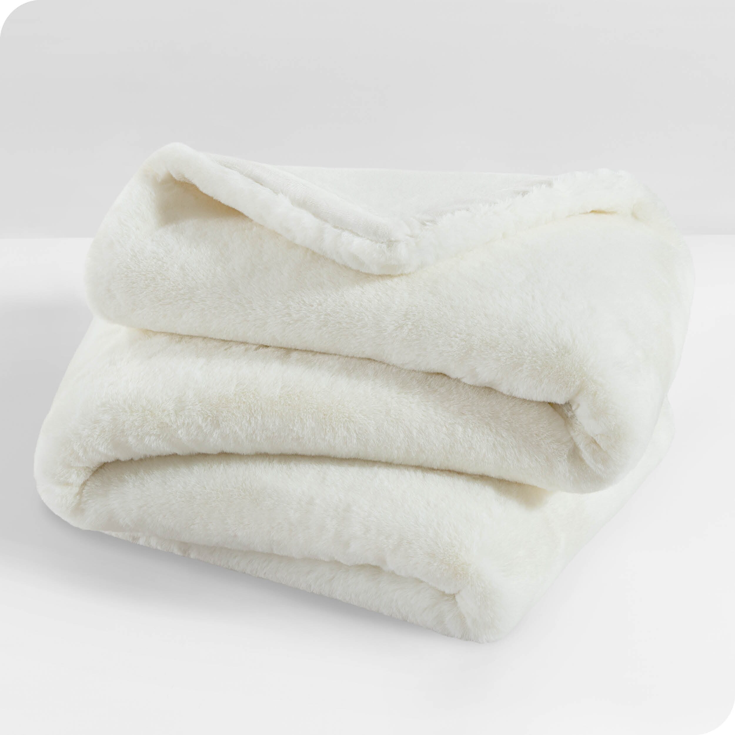 Bare Home Faux Fur Blanket - Ultra-Soft Blanket - Luxurious Fuzzy Warm