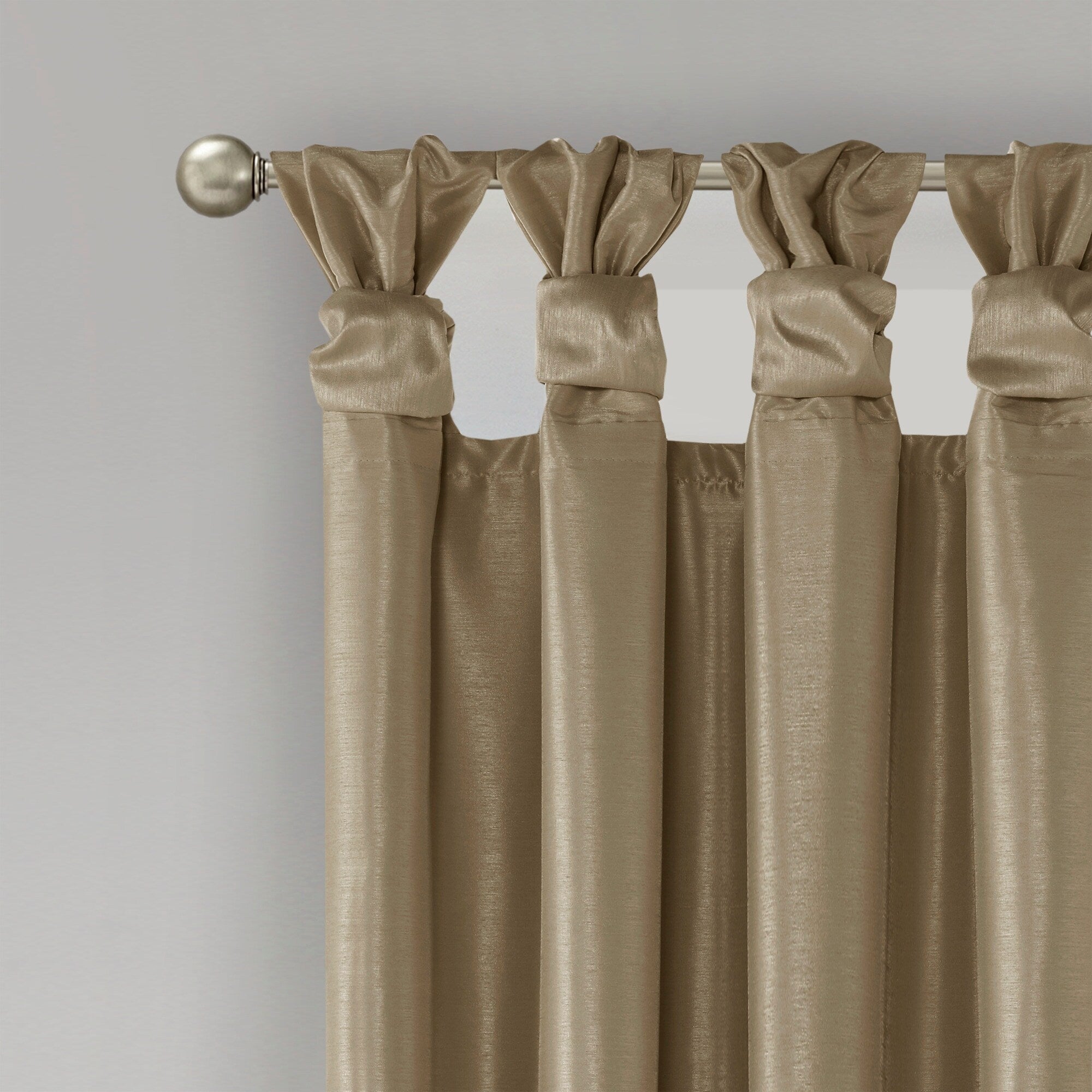 Madison Park Natalie Twist Tab Total Blackout Window Curtain Panel