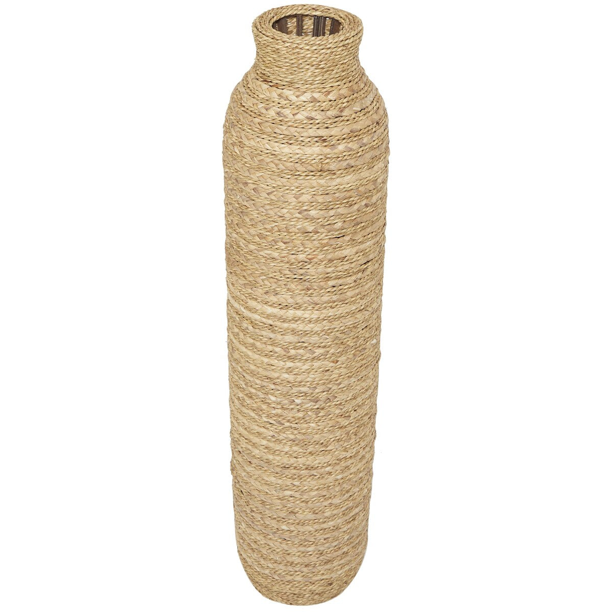 Seagrass Handmade Slim Woven Decorative Vase - Brown - Roche River Decor