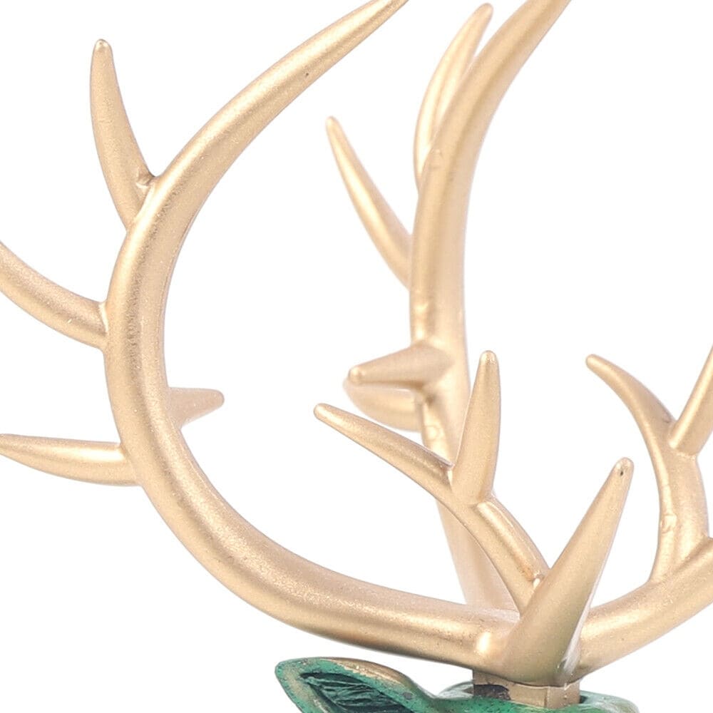 Blue Deer Figurine Home Decor Resin Sculpture Decorative Gifts