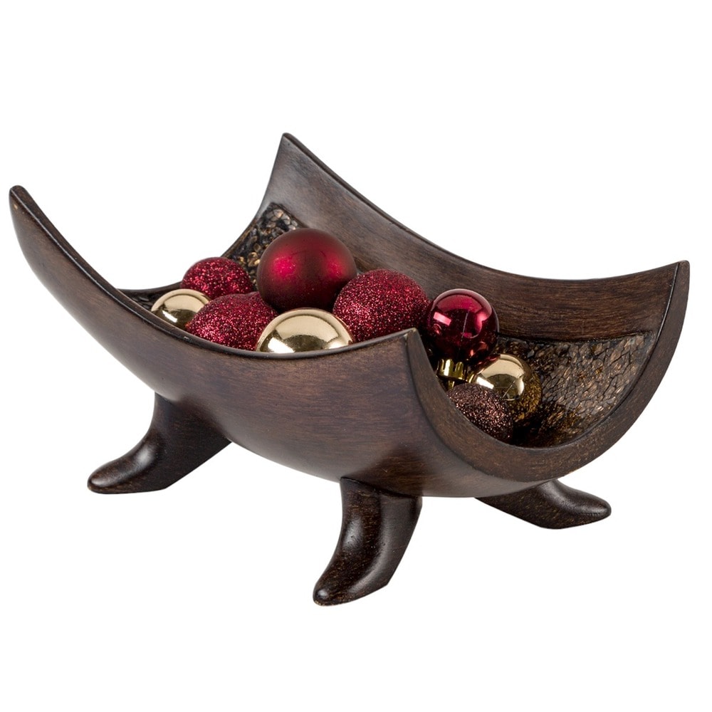 Creative Scents Schonwerk Brown Decorative Bowl for Home Decor