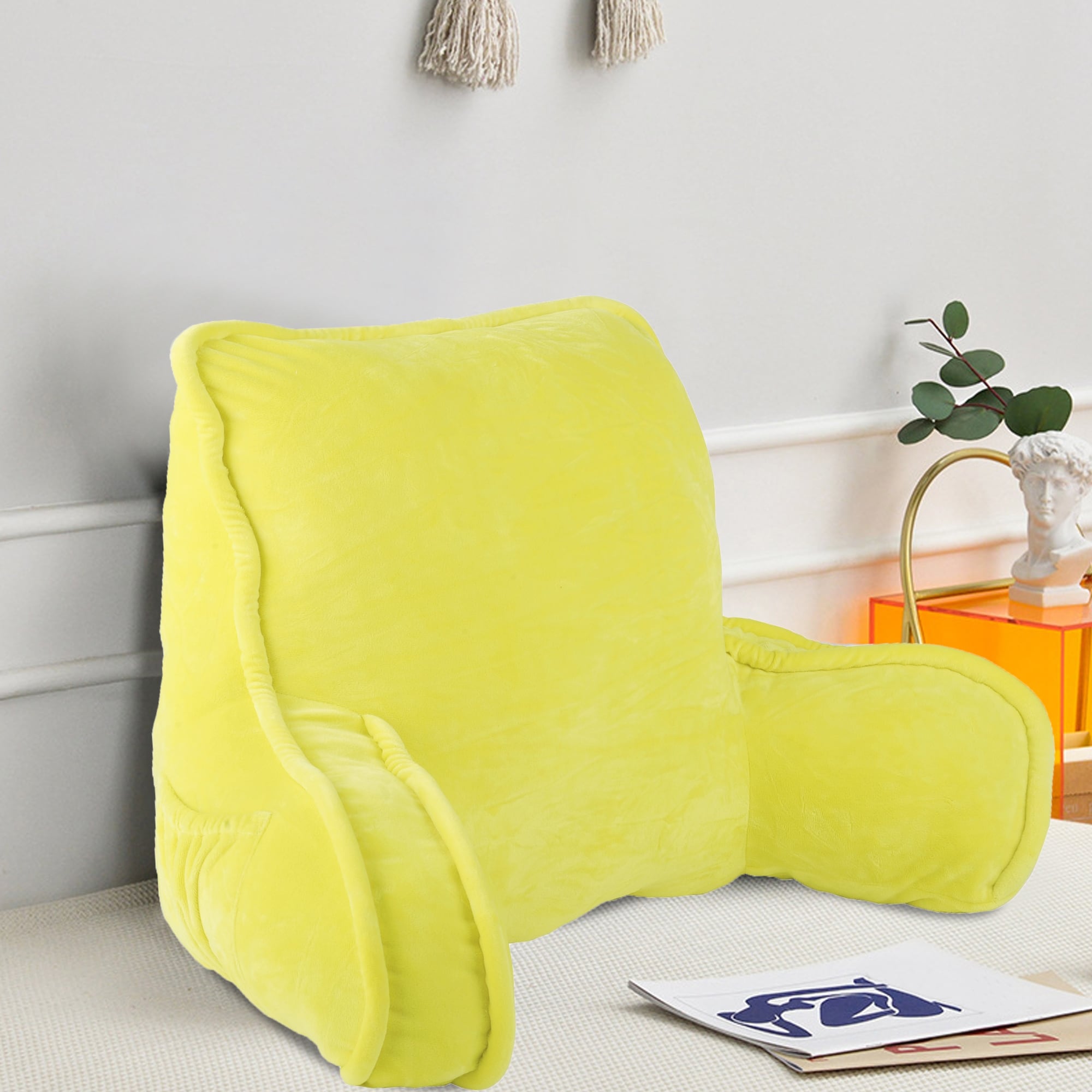 Super soft Lounger Need Assembly Bedrest Reading Pillow