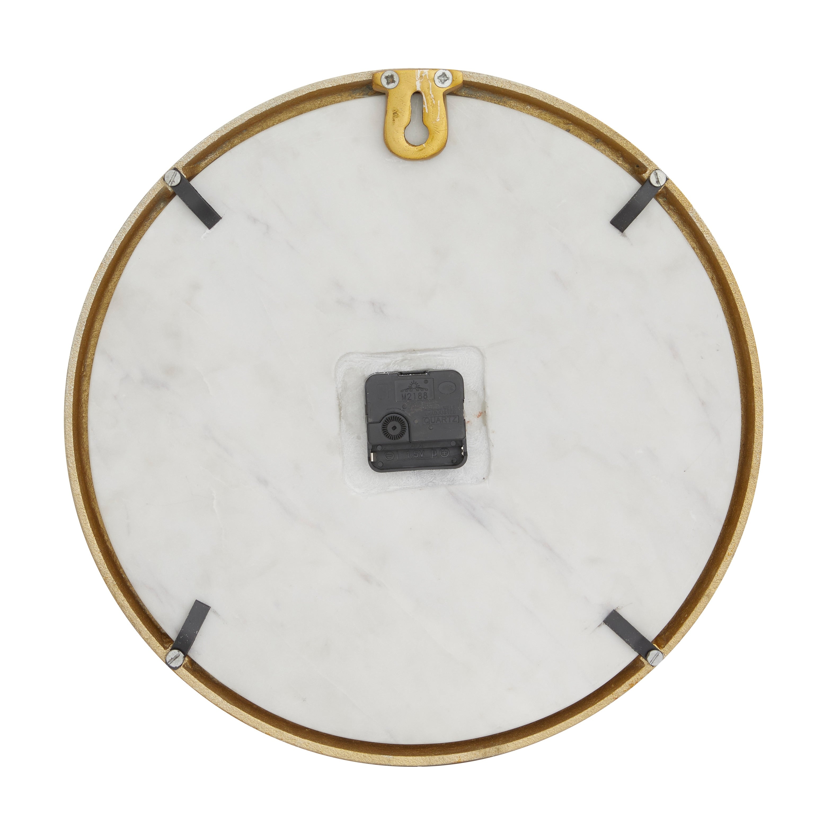 CosmoLiving by Cosmopolitan Marble Glam Wall Clock
