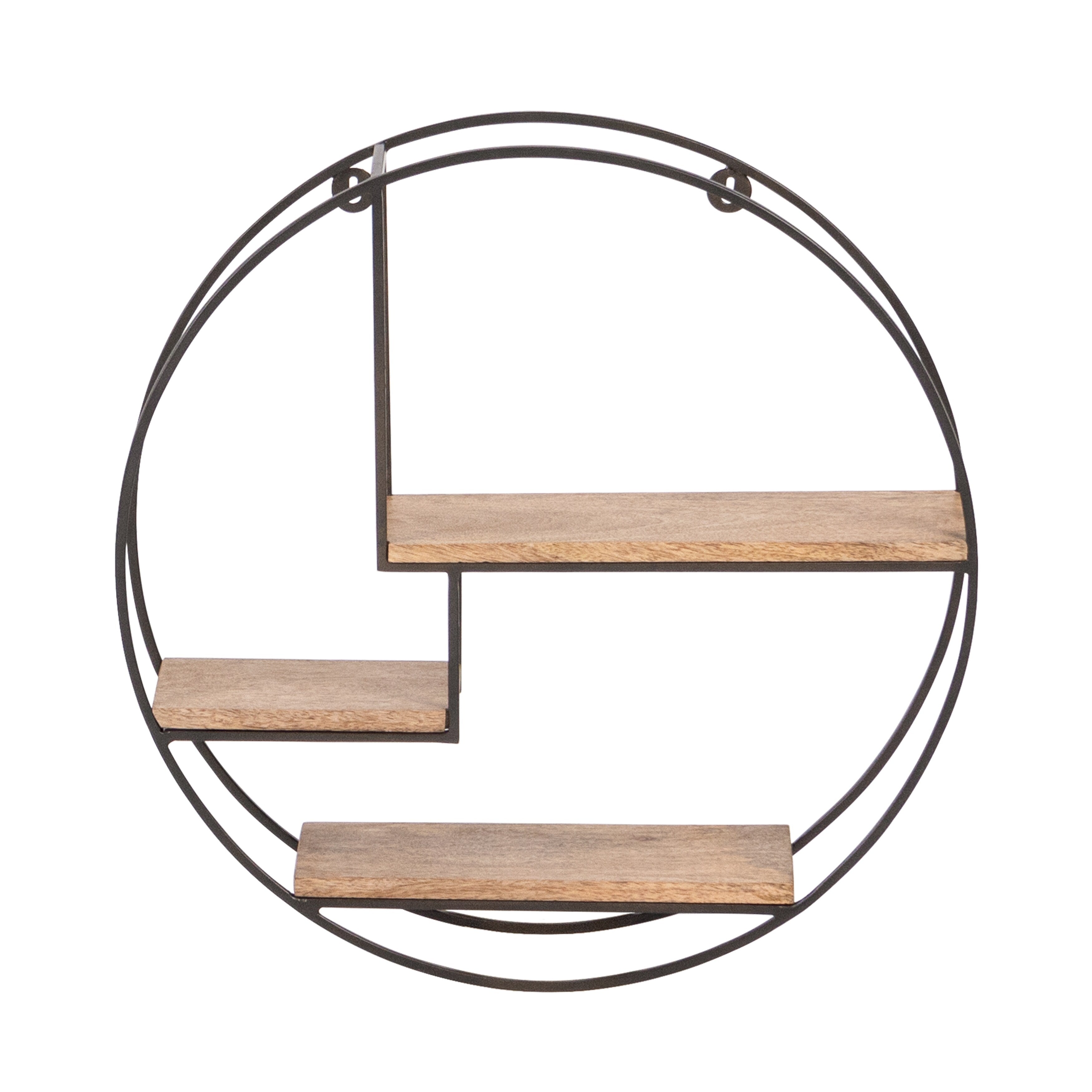 MH London Marly Round Floating Wall Shelf - 19.50 x 19.50 x 4.75