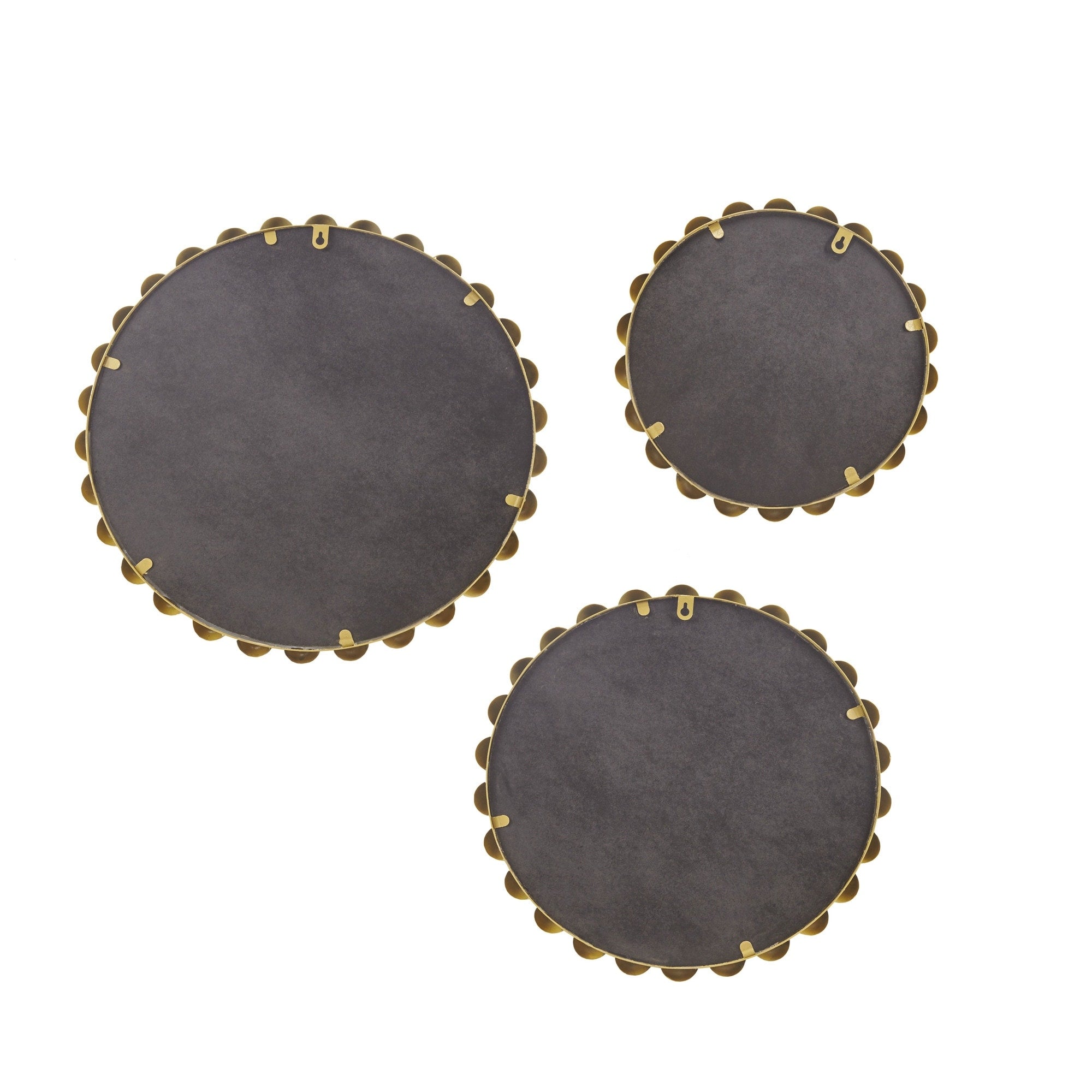 Madison Park Signature Marlowe Beaded Round Wall Mirror