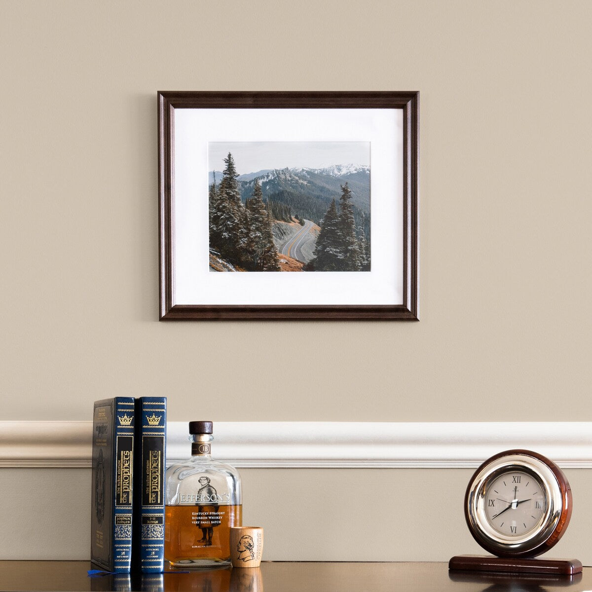 ArtToFrames Classic Waves 8x10 Inch Picture Frame, 1.00 Inch Wood Poster Frame Available in Multiple Colors (60823-8x10)