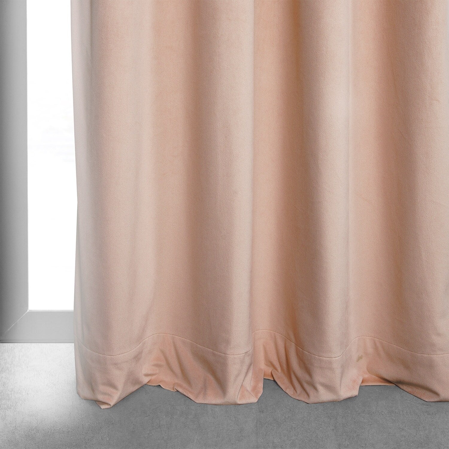 Exclusive Fabrics Signature Grommet Velvet Blackout Curtain (1 Panel)