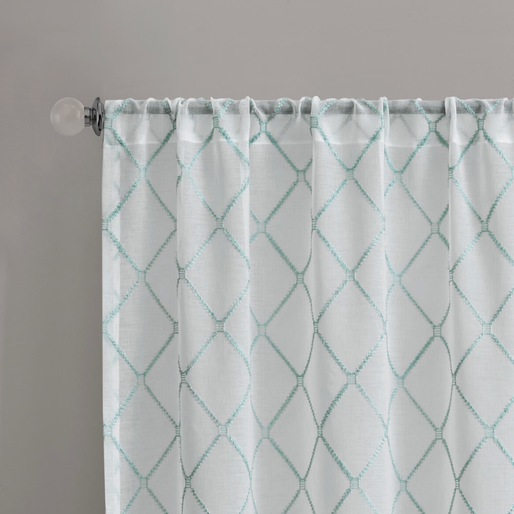 Diamond Sheer Curtains