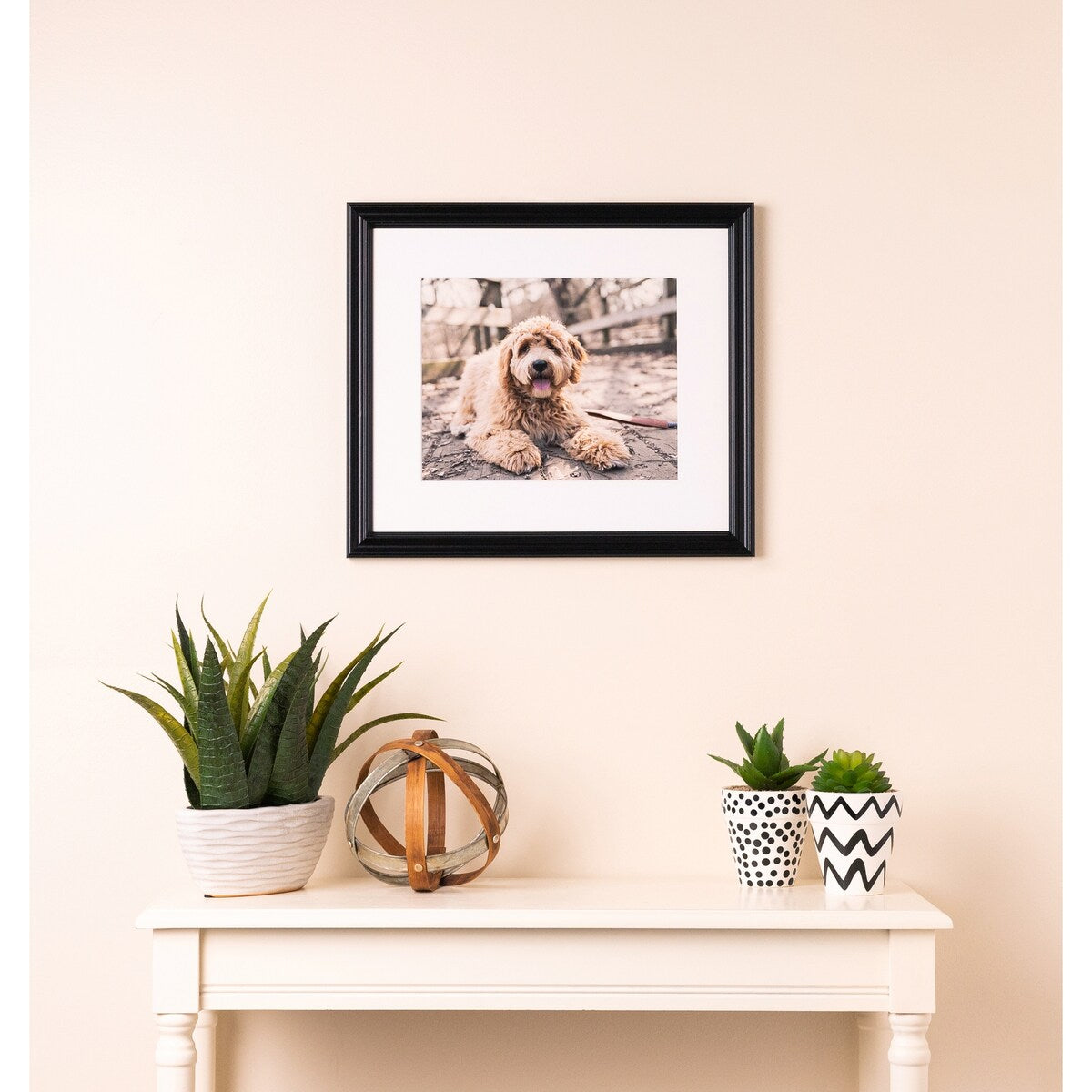 ArtToFrames Classic Waves 8x10 Inch Picture Frame, 1.00 Inch Wood Poster Frame Available in Multiple Colors (60823-8x10)