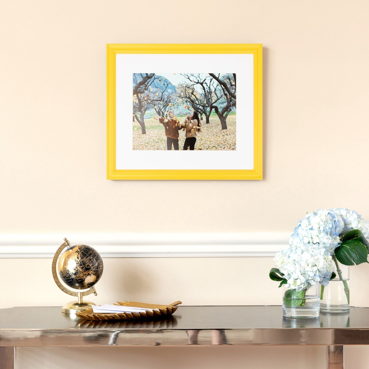 ArtToFrames Classic Waves 8x10 Inch Picture Frame, 1.00 Inch Wood Poster Frame Available in Multiple Colors (60823-8x10)
