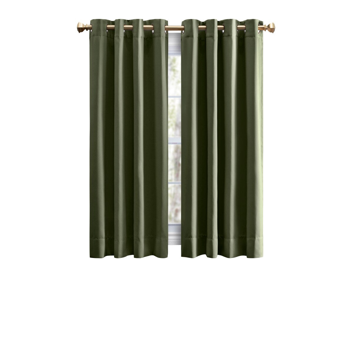 Ultimate Blackout 36-inch Short Length Grommet Curtain Panel - 56w x 36l