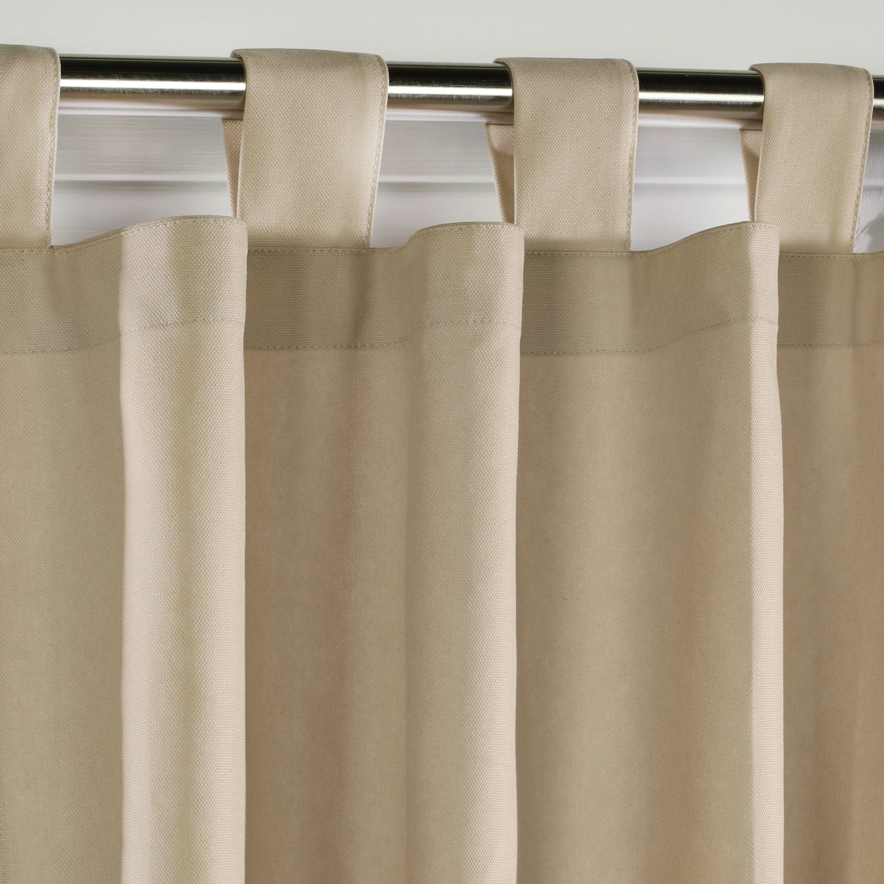 ThermaLogic Weathermate Insulated Cotton Tab Top Curtain Panel - Pair