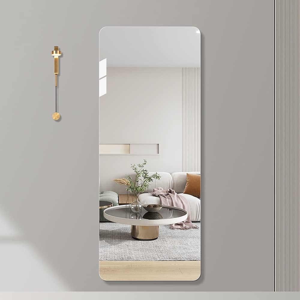 Full Length Wall Mounted Frameless Body Mirror