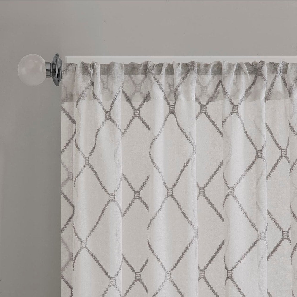 Diamond Sheer Curtains