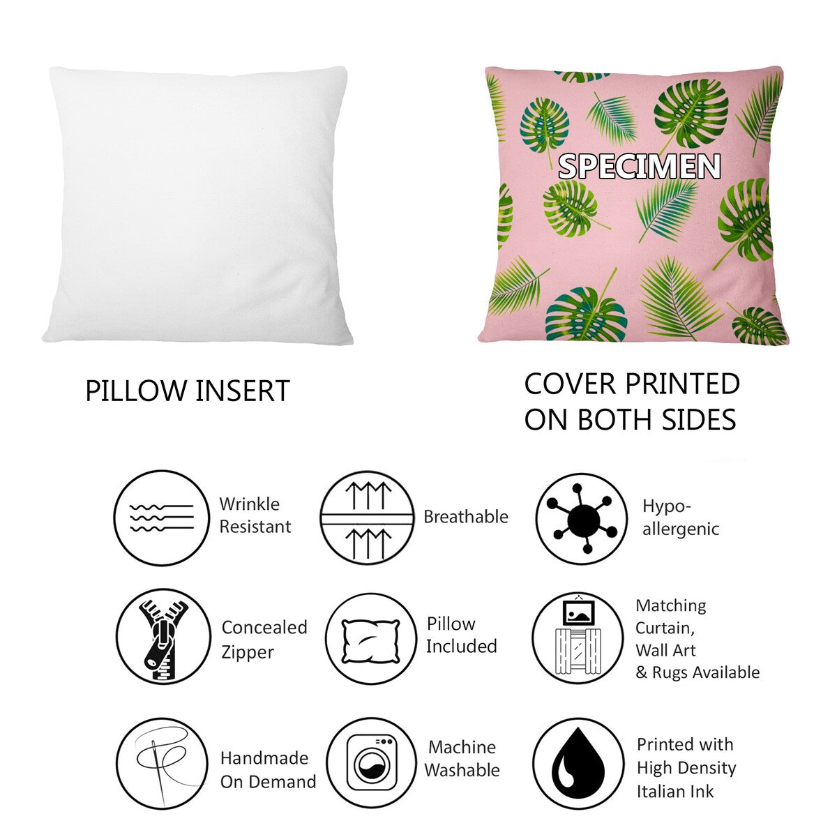 Designart Vintage Glamour Sophisticated Flowers II Glam Printed Throw Pillow