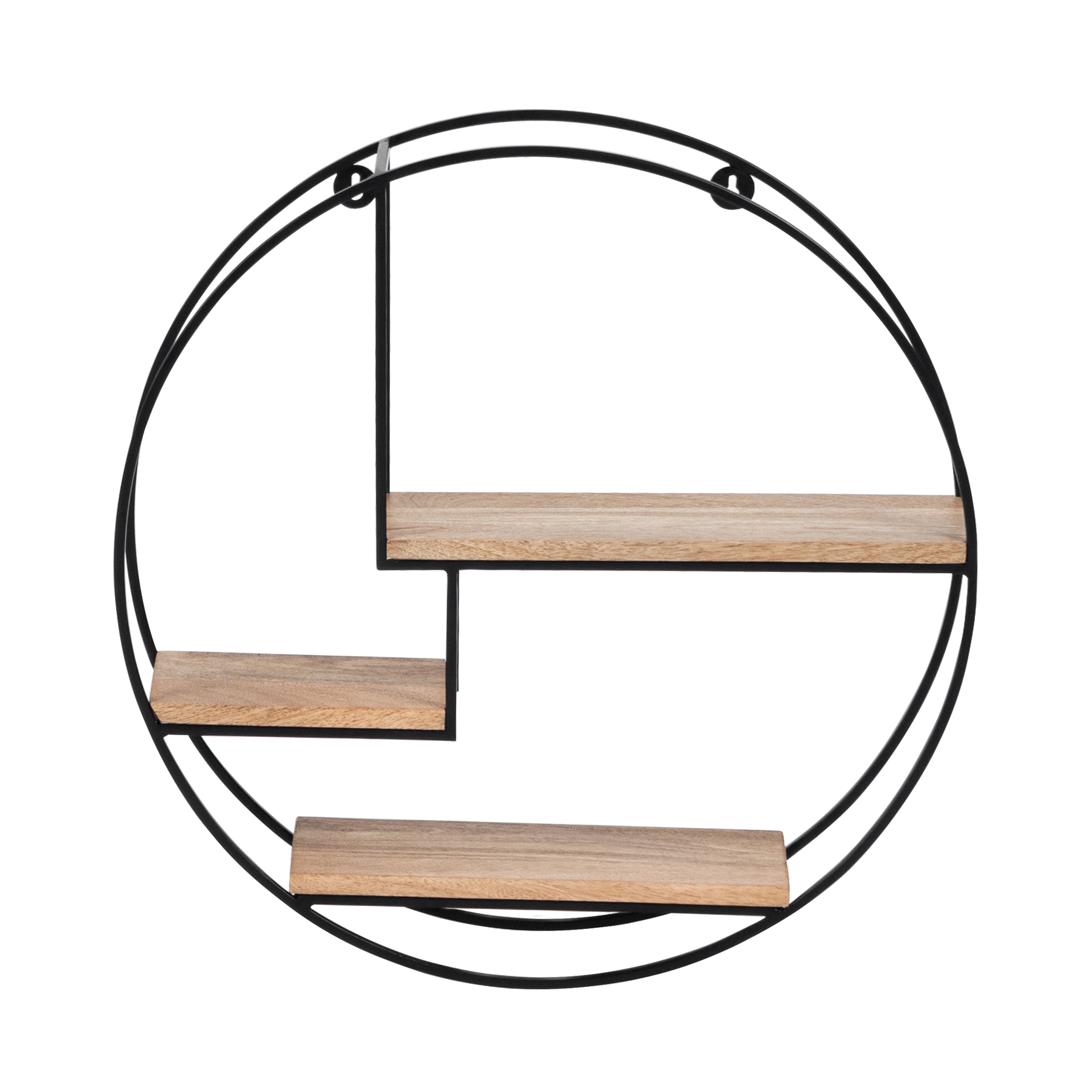 MH London Marly Round Floating Wall Shelf - 19.50 x 19.50 x 4.75