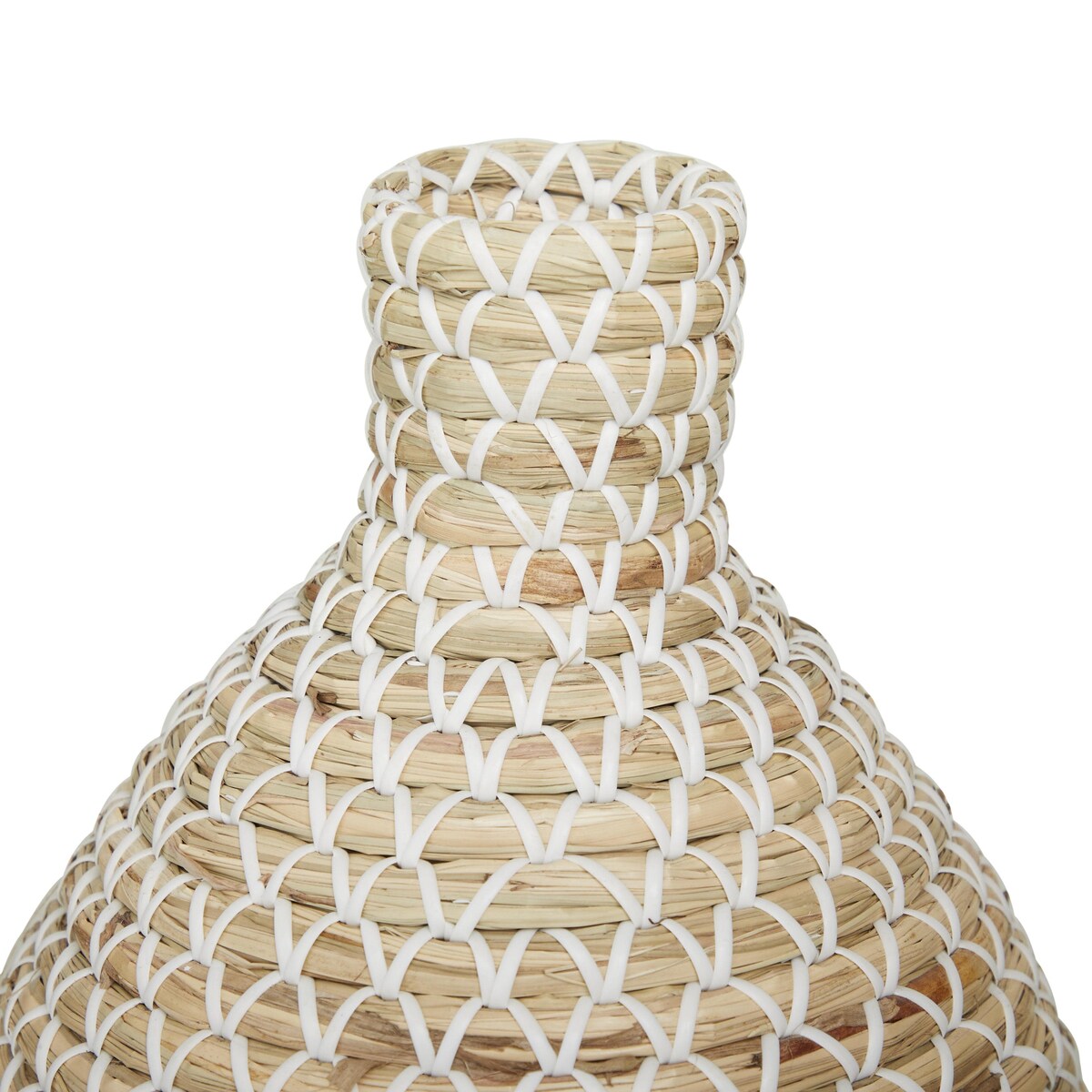 Seagrass Handmade Woven Decorative Vase - Brown - The Novogratz