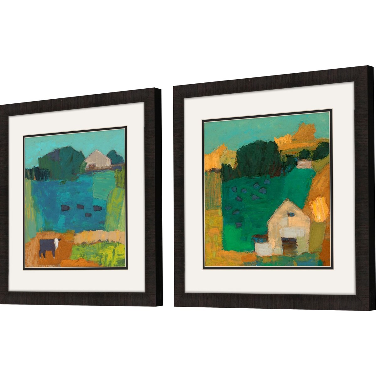 Chocowinity Barn S/2 Framed Art Under Glass