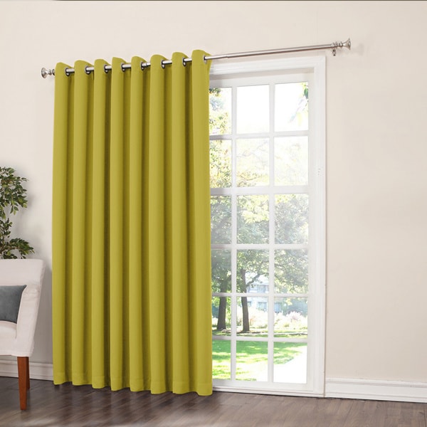 Porch & Den Nantahala Rod Pocket Room Darkening Patio Door Single Curtain Panel, Single Panel