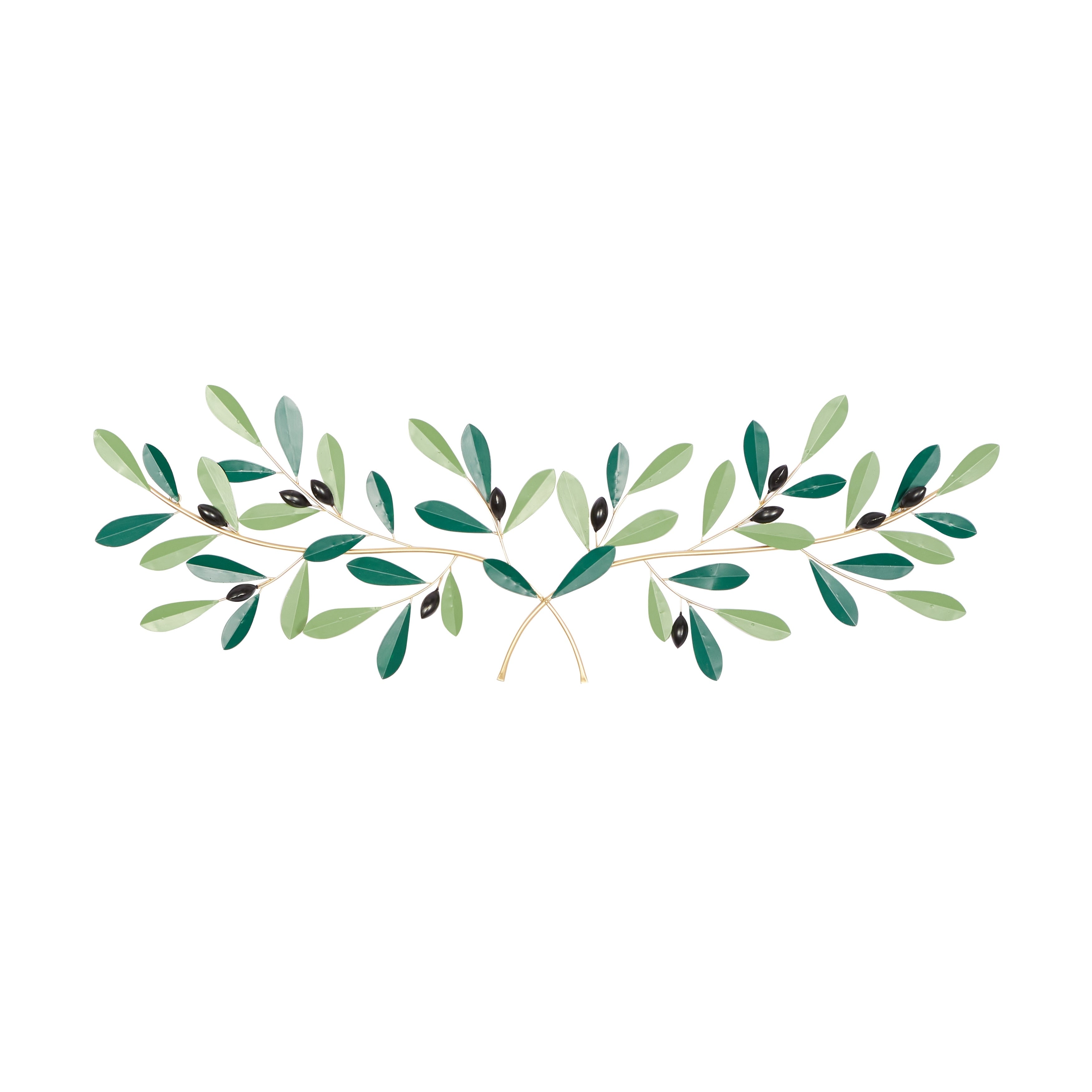 Green Iron Farmhouse Wall Decor 16 x 46 x 2