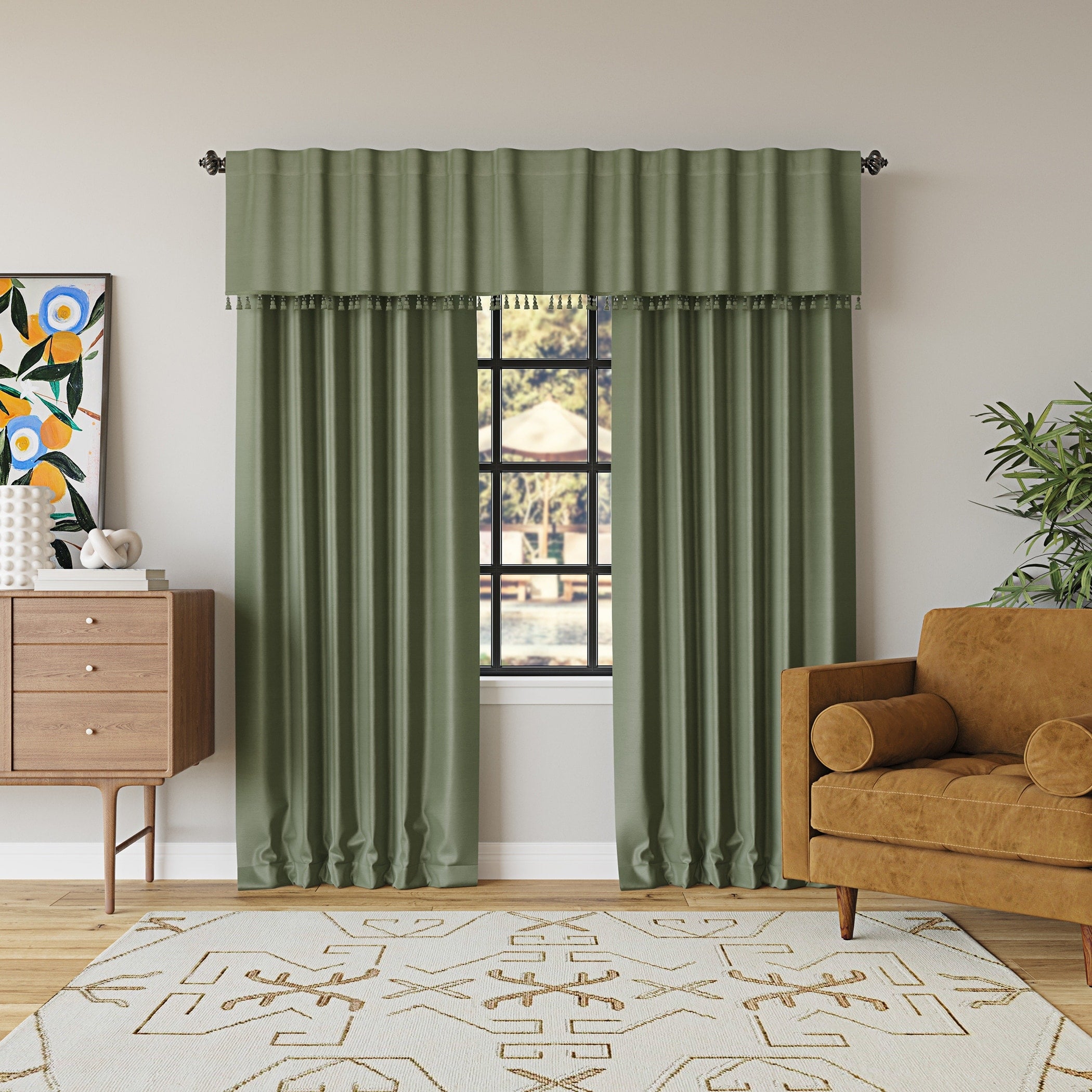 Sun Zero Evelina Faux Dupioni Silk Thermal Extreme Total Blackout Back Tab Curtain Panel, Single Panel