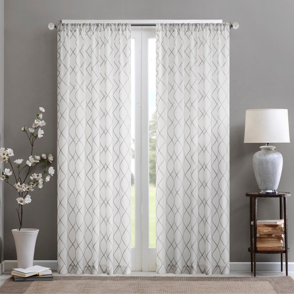 Diamond Sheer Curtains