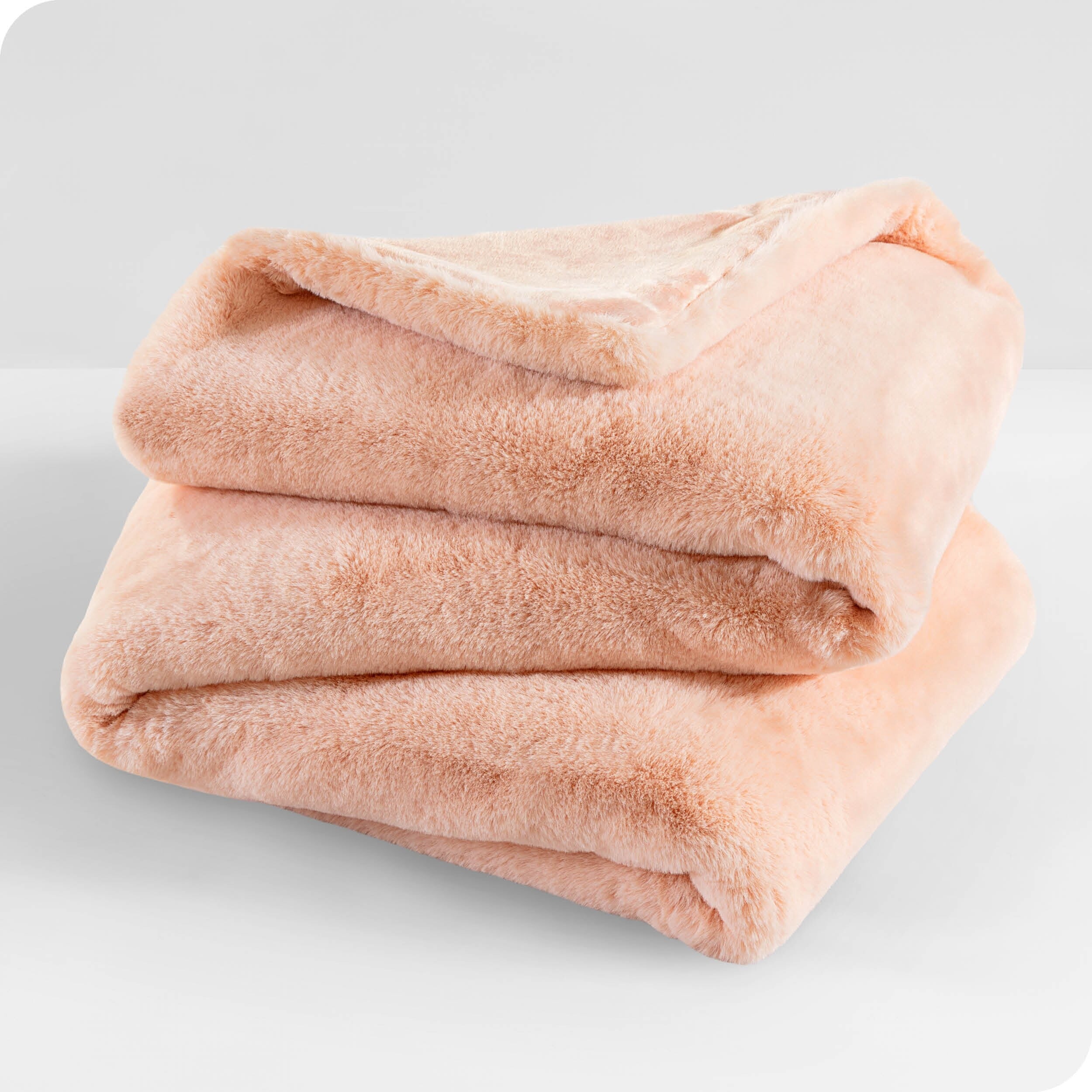 Bare Home Faux Fur Blanket - Ultra-Soft Blanket - Luxurious Fuzzy Warm