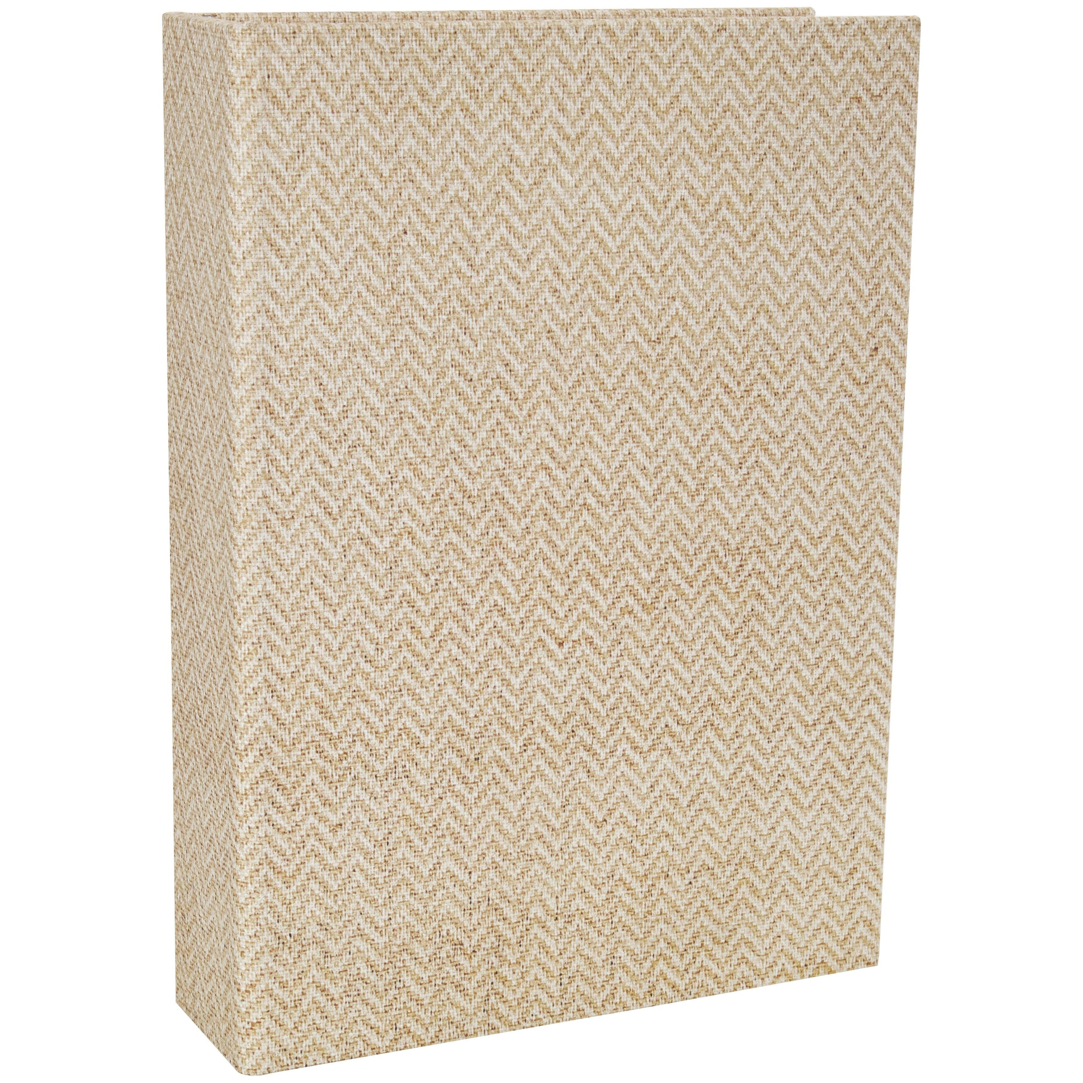 Linen Leather or Wooden Fabric Storage Book Decorative Box - Set of 3 or 4 Multi Colored - Roche River Decor
