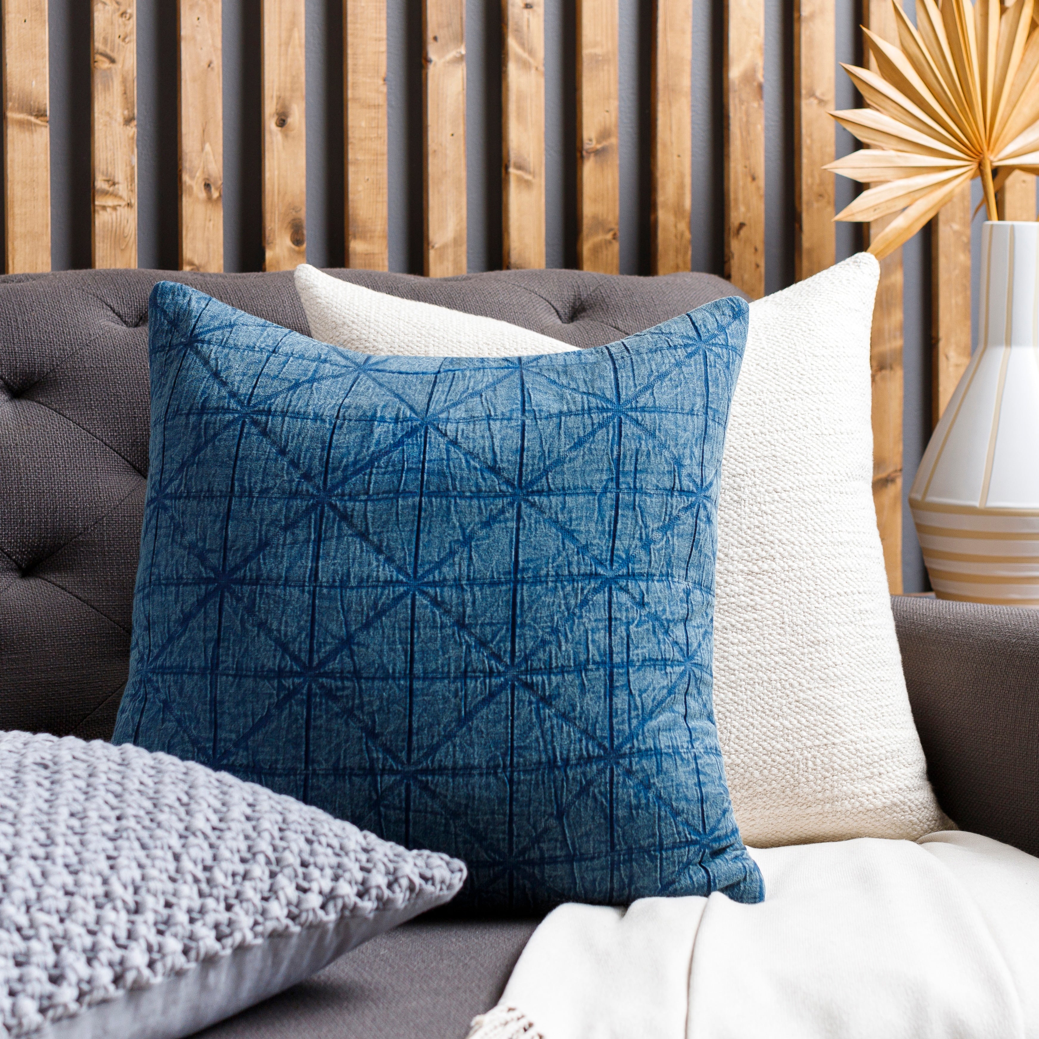 Artistic Weavers Tiarna Farmhouse Textured Geometric Throw Pillow