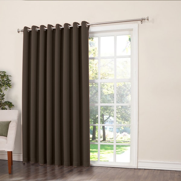 Porch & Den Nantahala Rod Pocket Room Darkening Patio Door Single Curtain Panel, Single Panel