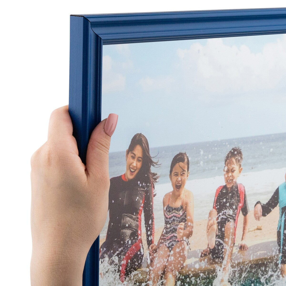 ArtToFrames Classic Waves 8x10 Inch Picture Frame, 1.00 Inch Wood Poster Frame Available in Multiple Colors (60823-8x10)
