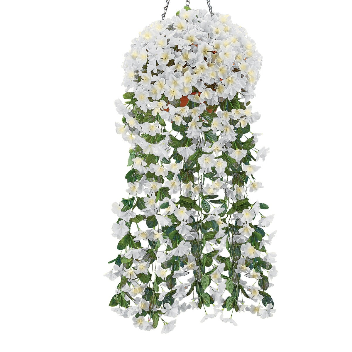 Artificial Floral Hanging Bushes - Set of 2