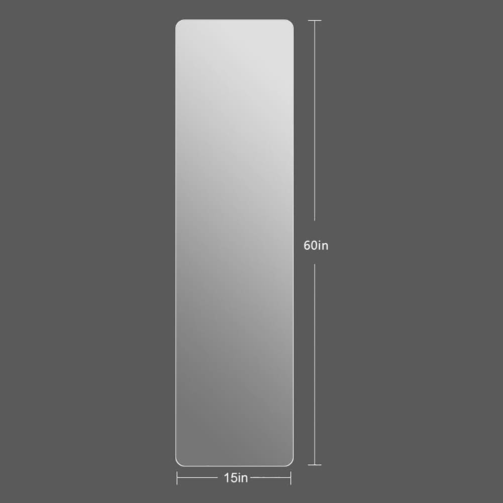 Full Length Wall Mounted Frameless Body Mirror