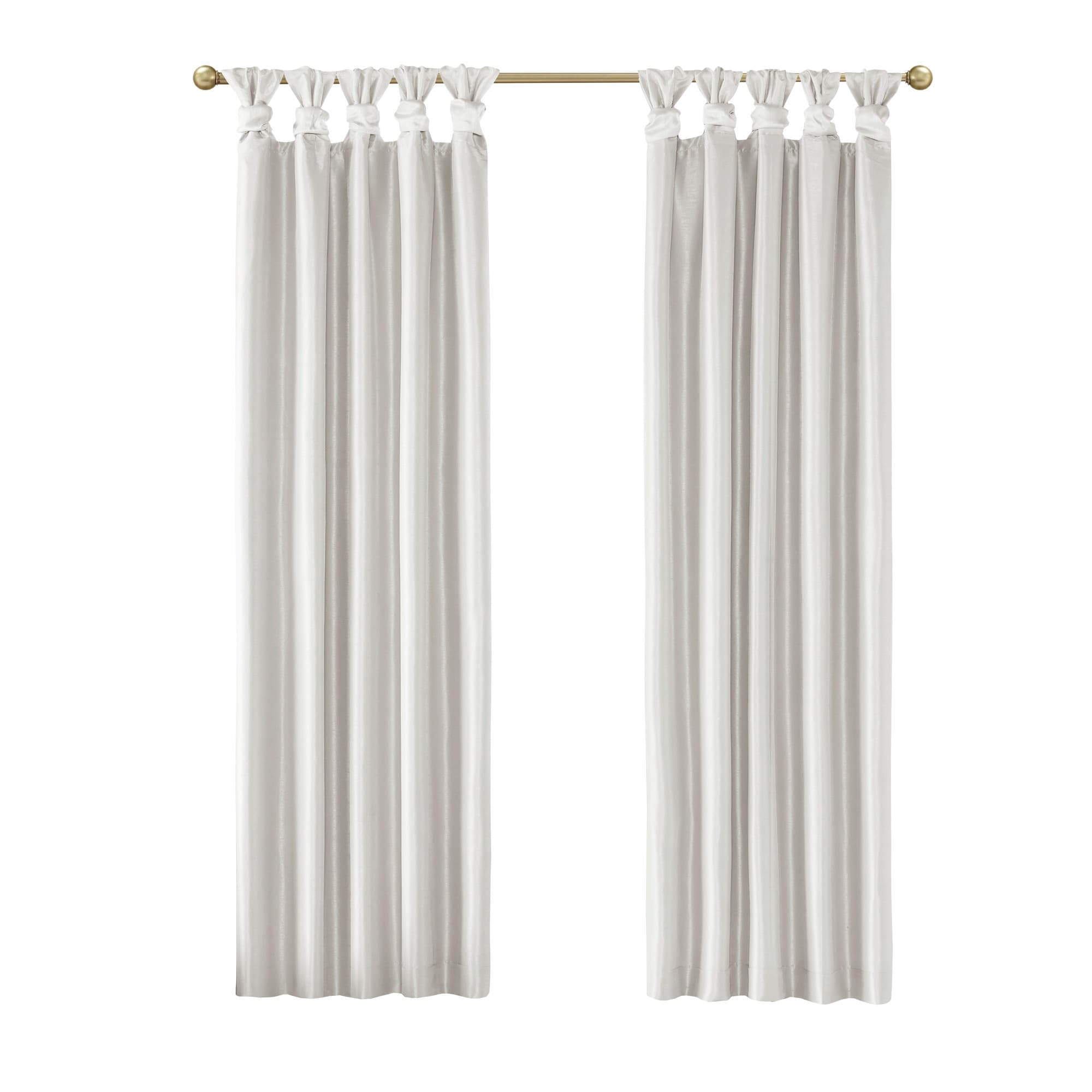 Madison Park Natalie Twist Tab Total Blackout Window Curtain Panel