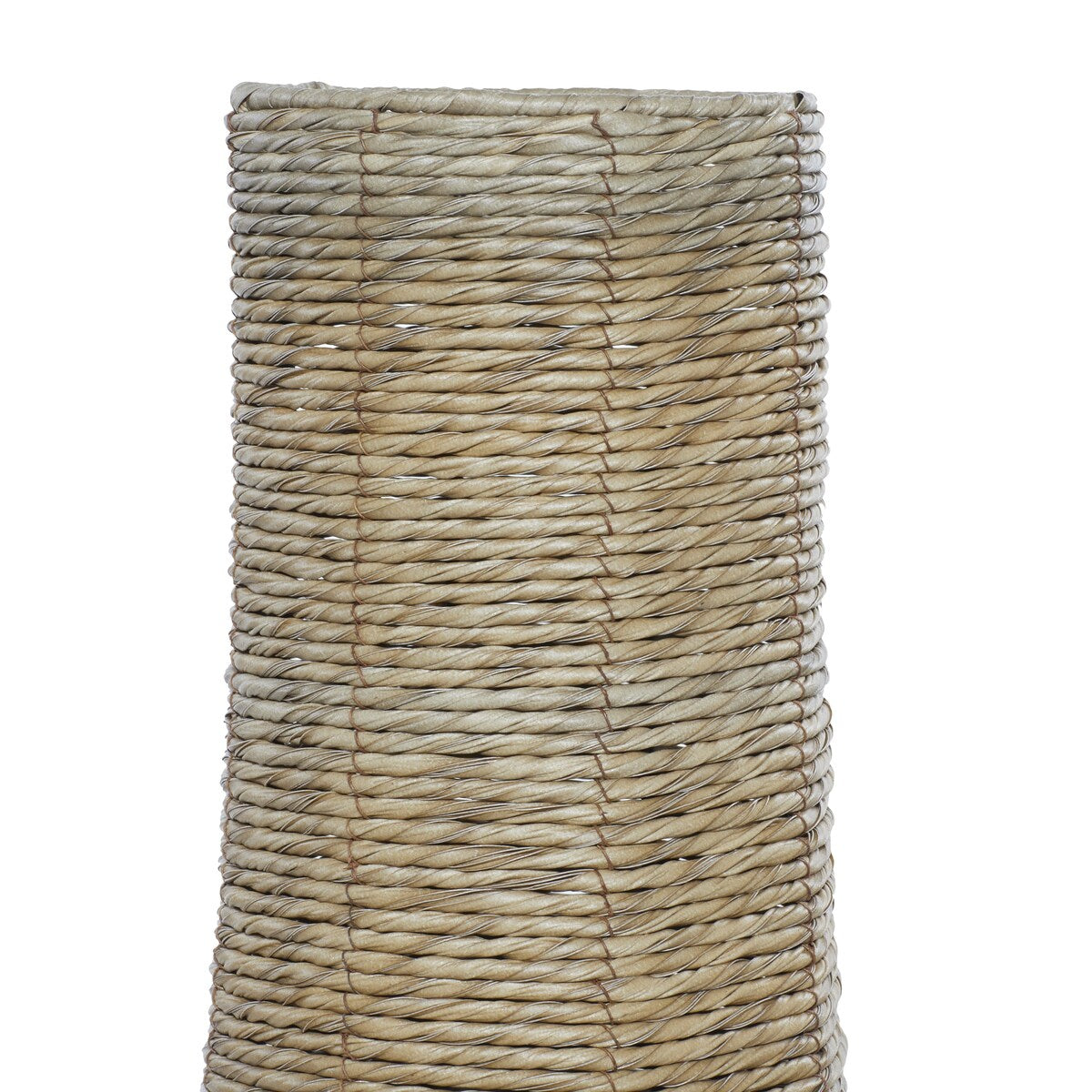 Faux Seagrass Handmade Tall Woven Floor Decorative Vase - Brown - Roche River Decor