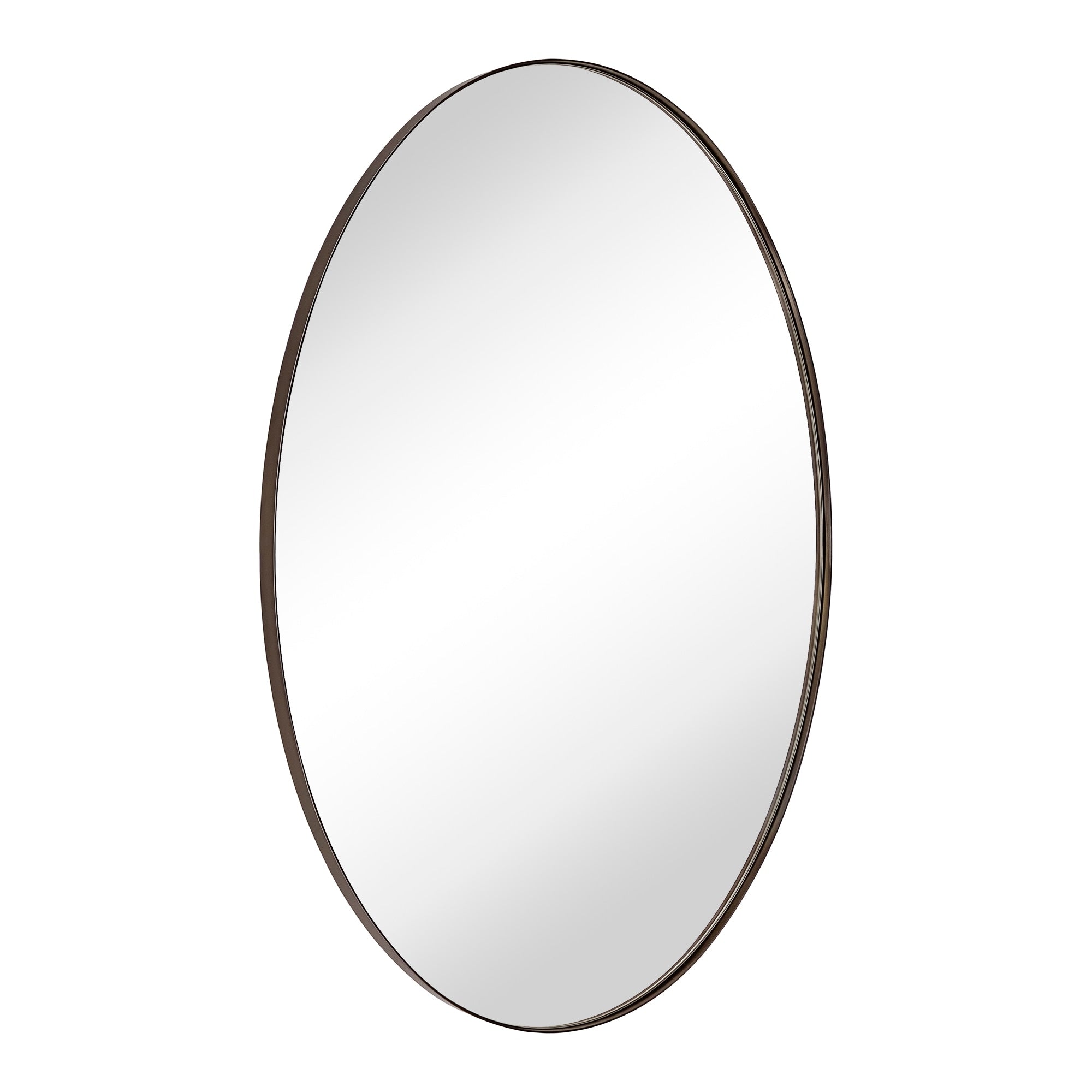 TEHOME Javell Oval Metal Wall Mirror