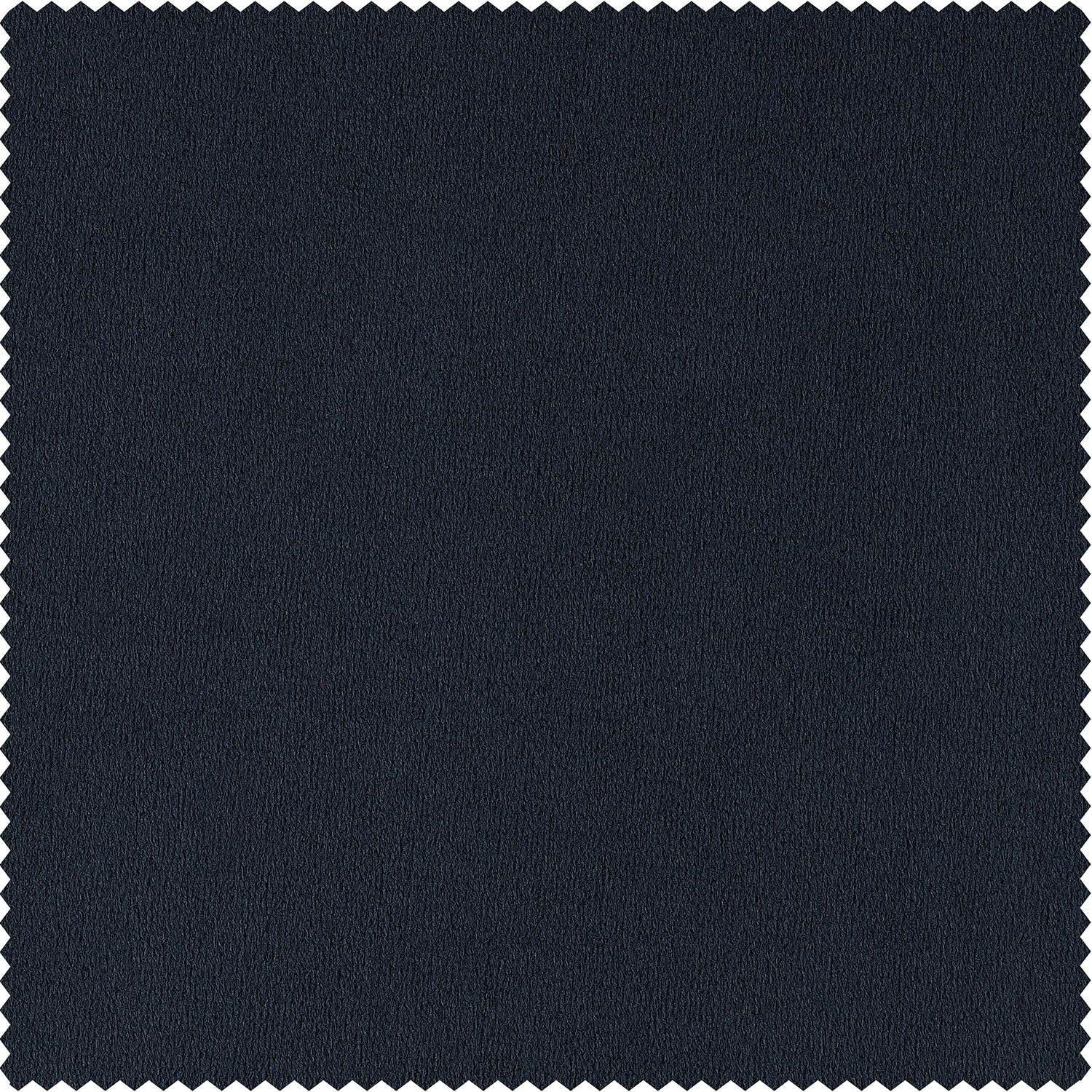 Exclusive Fabrics Signature Extra Wide Midnight Blue Velvet Blackout Curtain (1 Panel) - Luxurious Blackout Drapery