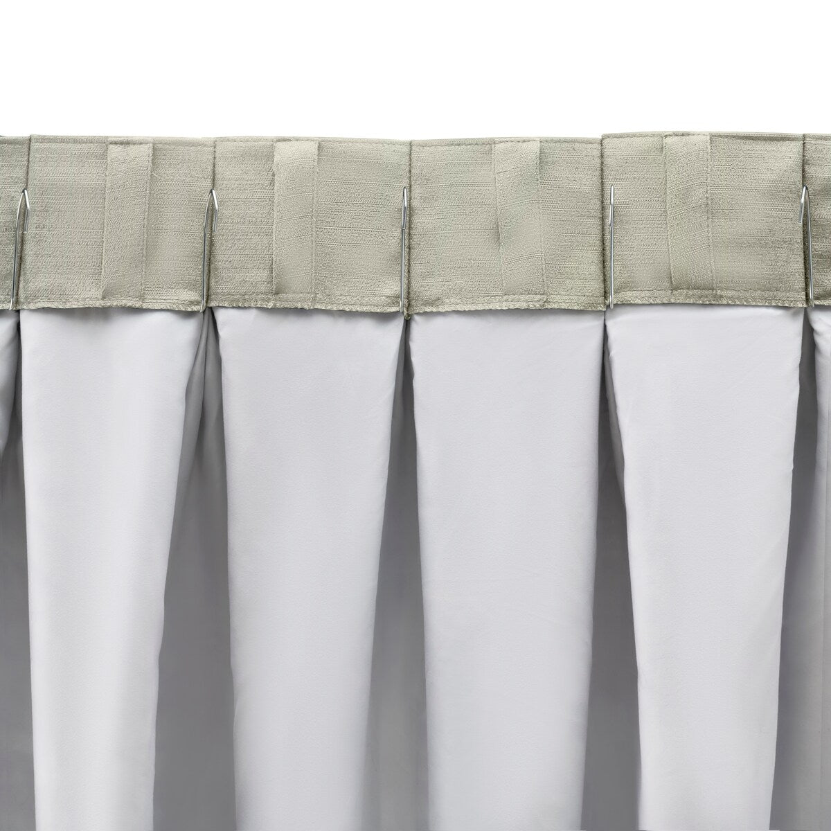 GrassclothPremium Sheen Pinch Pleat W Back Tab Curtain Pair