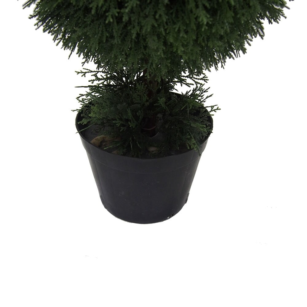 Vickerman 4' Green Cedar Everyday Topiary