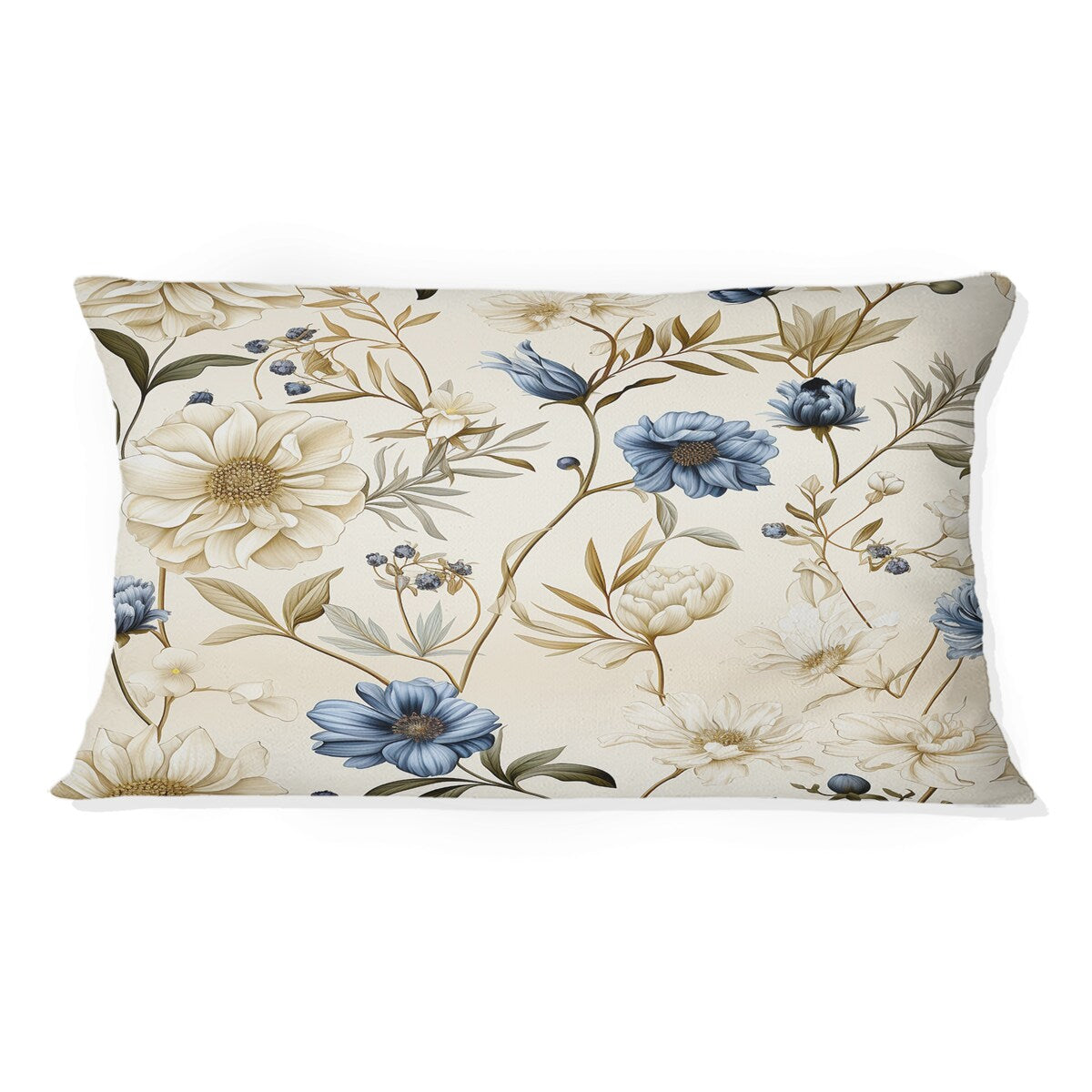 Designart Botanical Sketches Ii III Plants Printed Throw Pillow