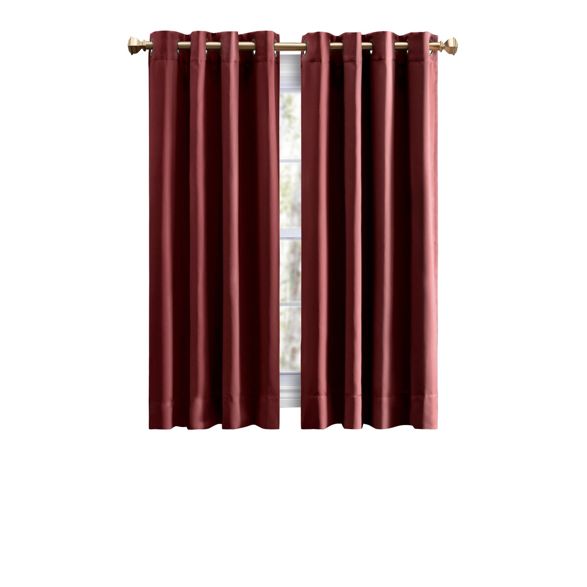 Ultimate Blackout 36-inch Short Length Grommet Curtain Panel - 56w x 36l