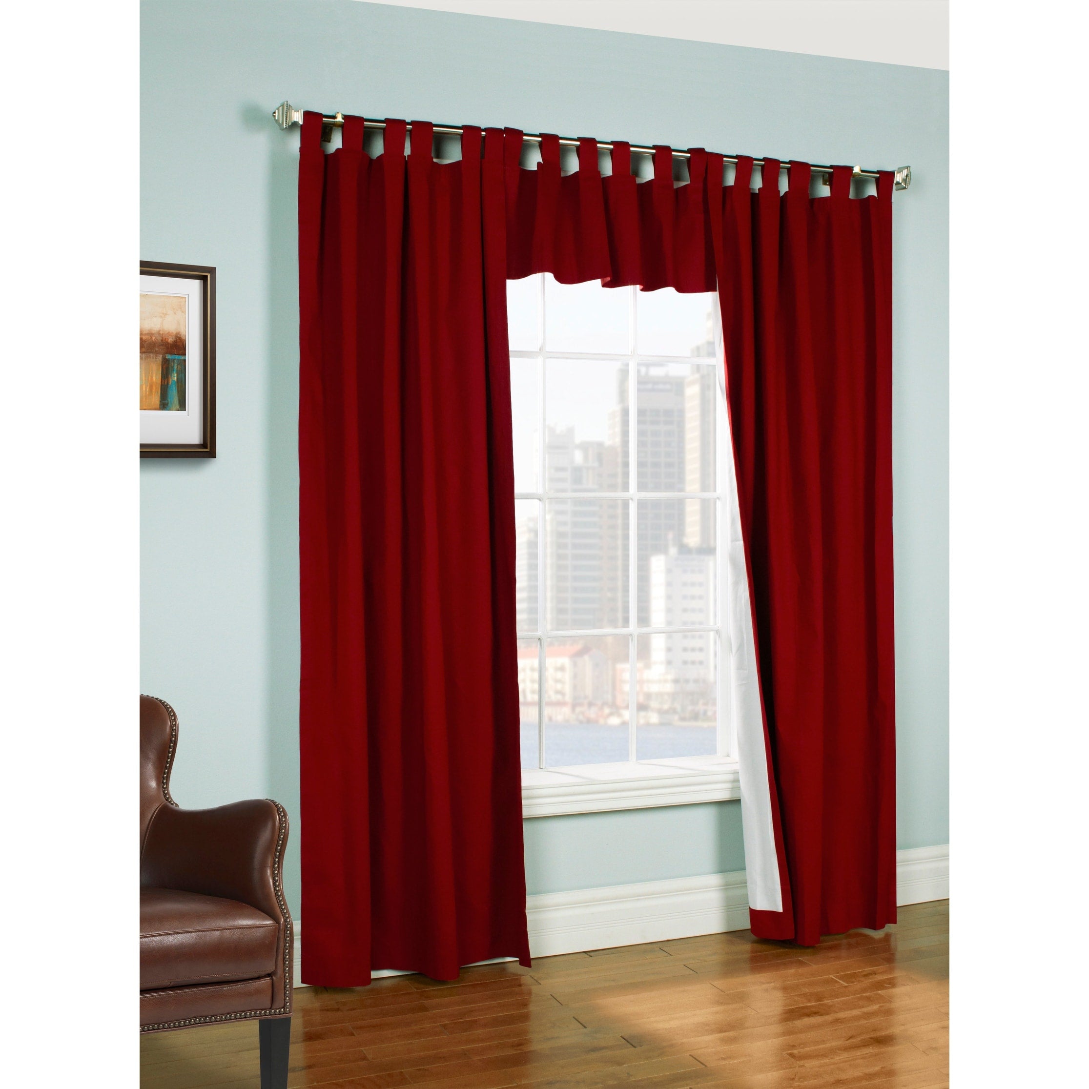 ThermaLogic Weathermate Insulated Cotton Tab Top Curtain Panel - Pair