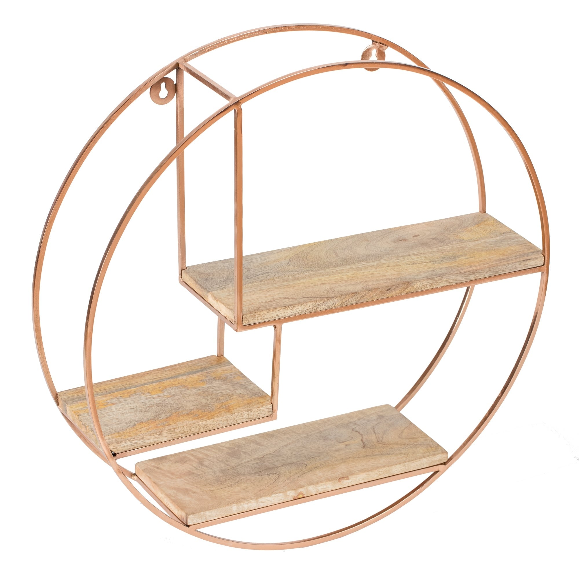 MH London Marly Round Floating Wall Shelf - 19.50 x 19.50 x 4.75