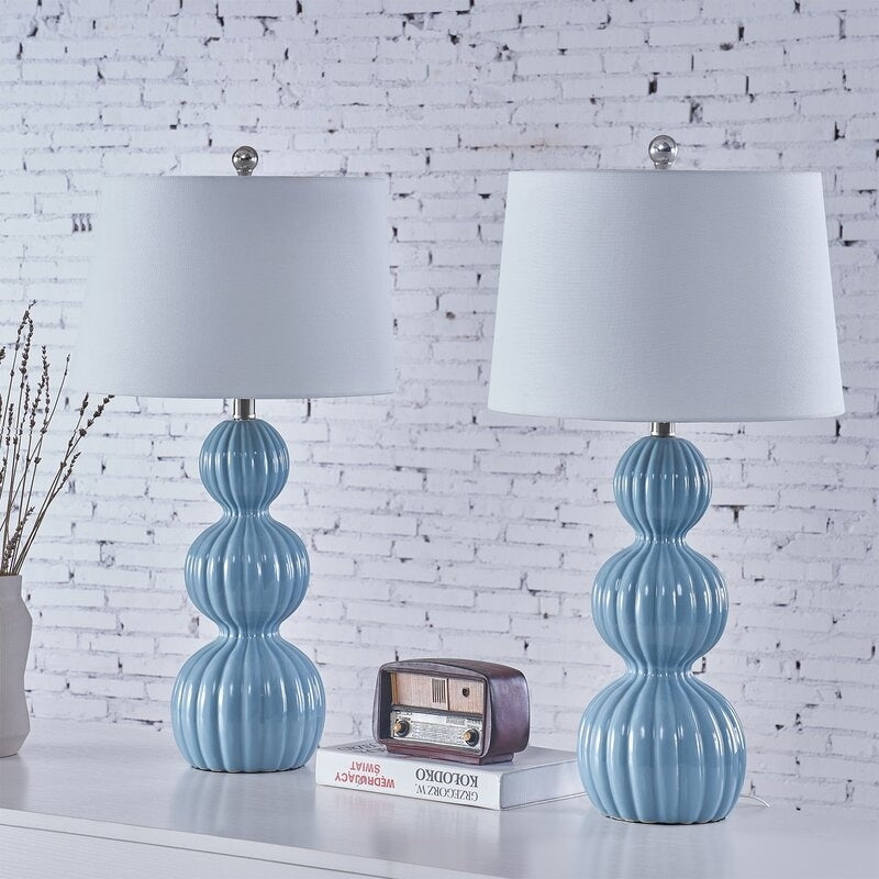 28 Ceramic Table Lamp Set (Set of 2)